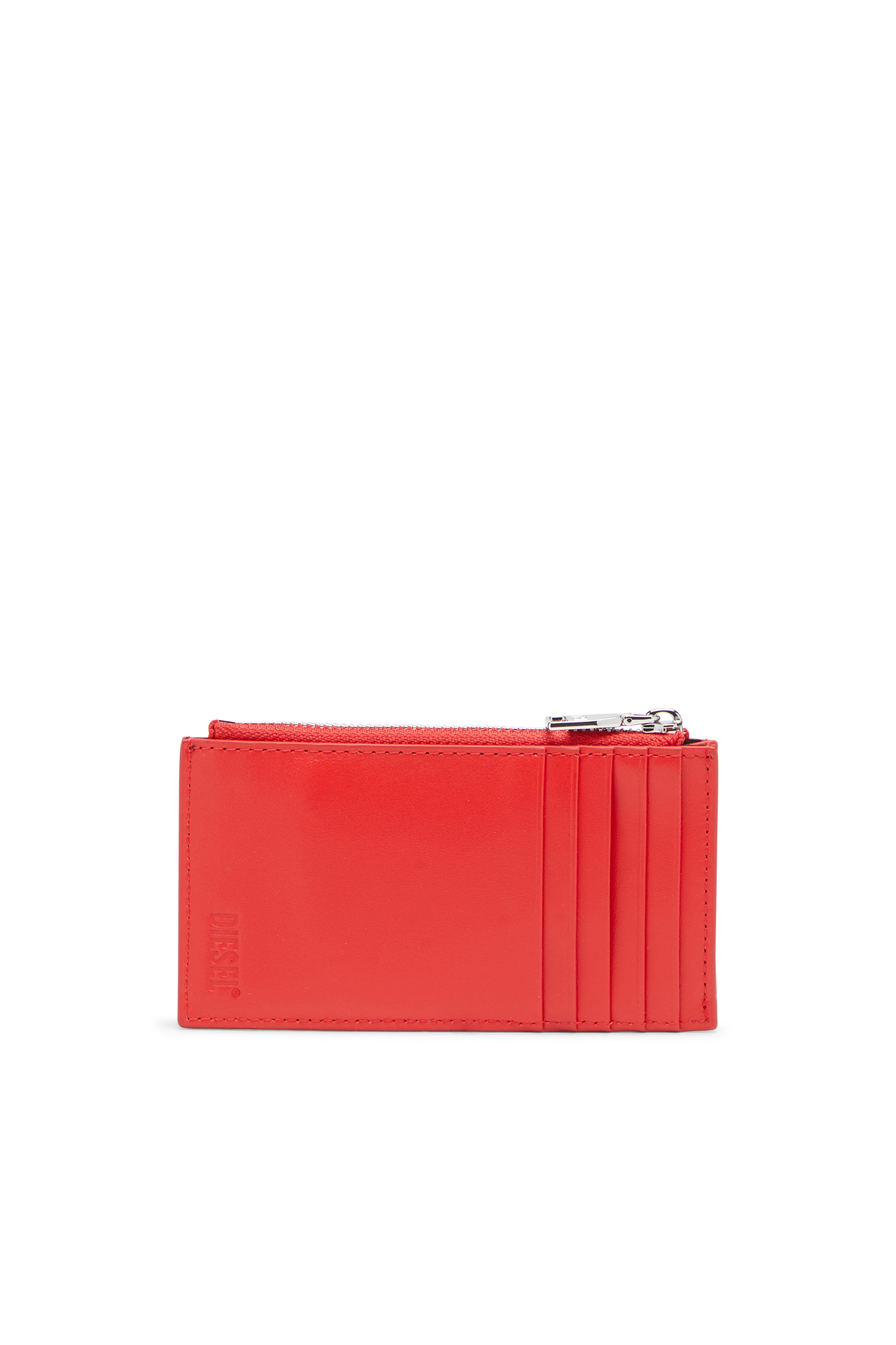 Diesel - PLAY CARD HOLDER III, Female's Card holder with glossy finish in Red - 2