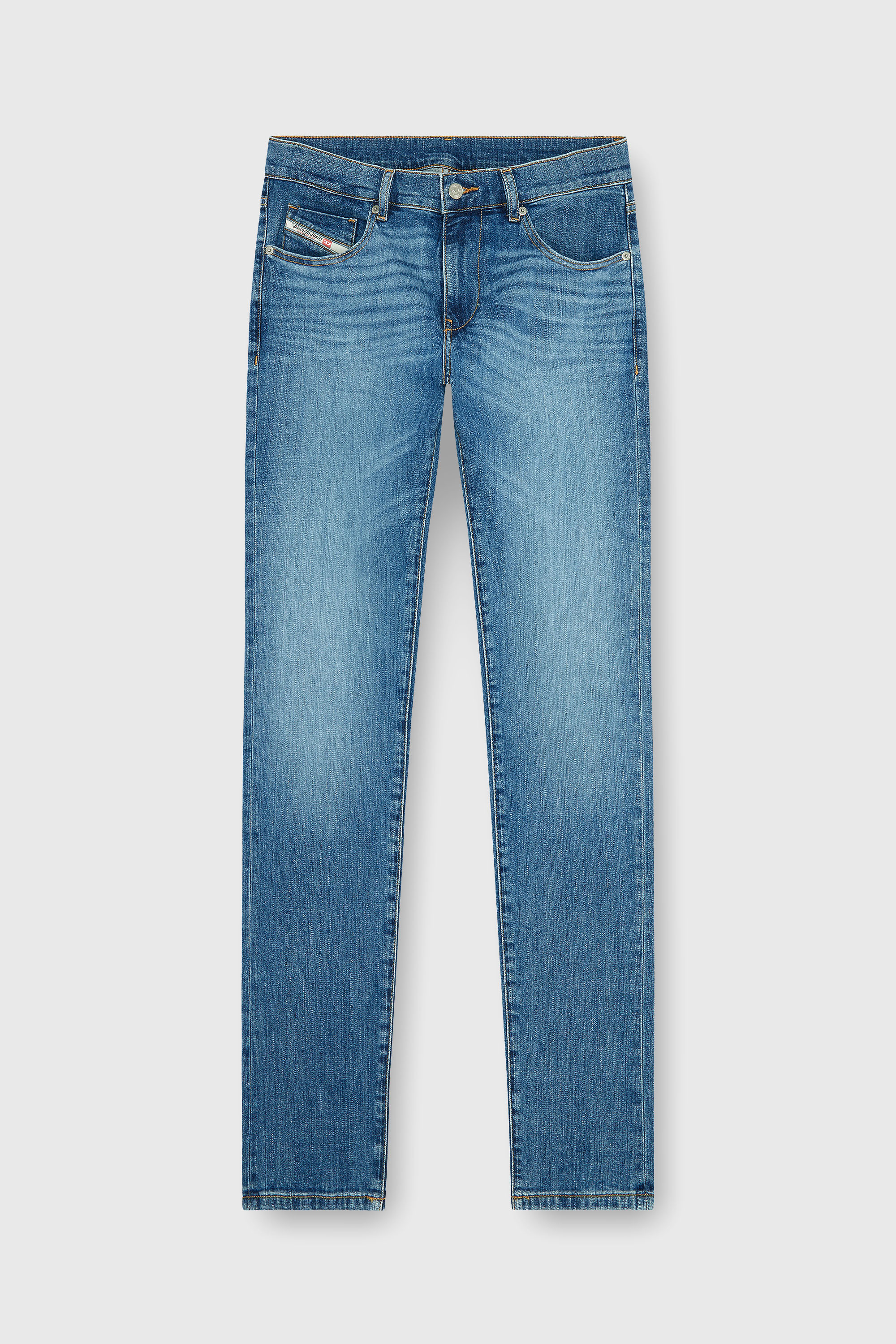 Diesel - Slim Jeans 2019 D-Strukt 0KIAL Homme, Bleu Clair - Image 6
