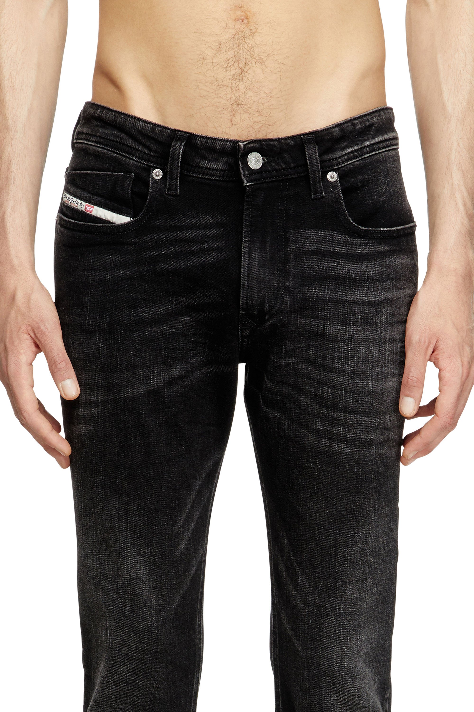 Skinny Jeans 1979 Sleenker 0GRDA, Noir/Gris foncé Diesel - Skinny Jeans 1979 Sleenker 0GRDA Homme, Noir/Gris foncé - Image 5