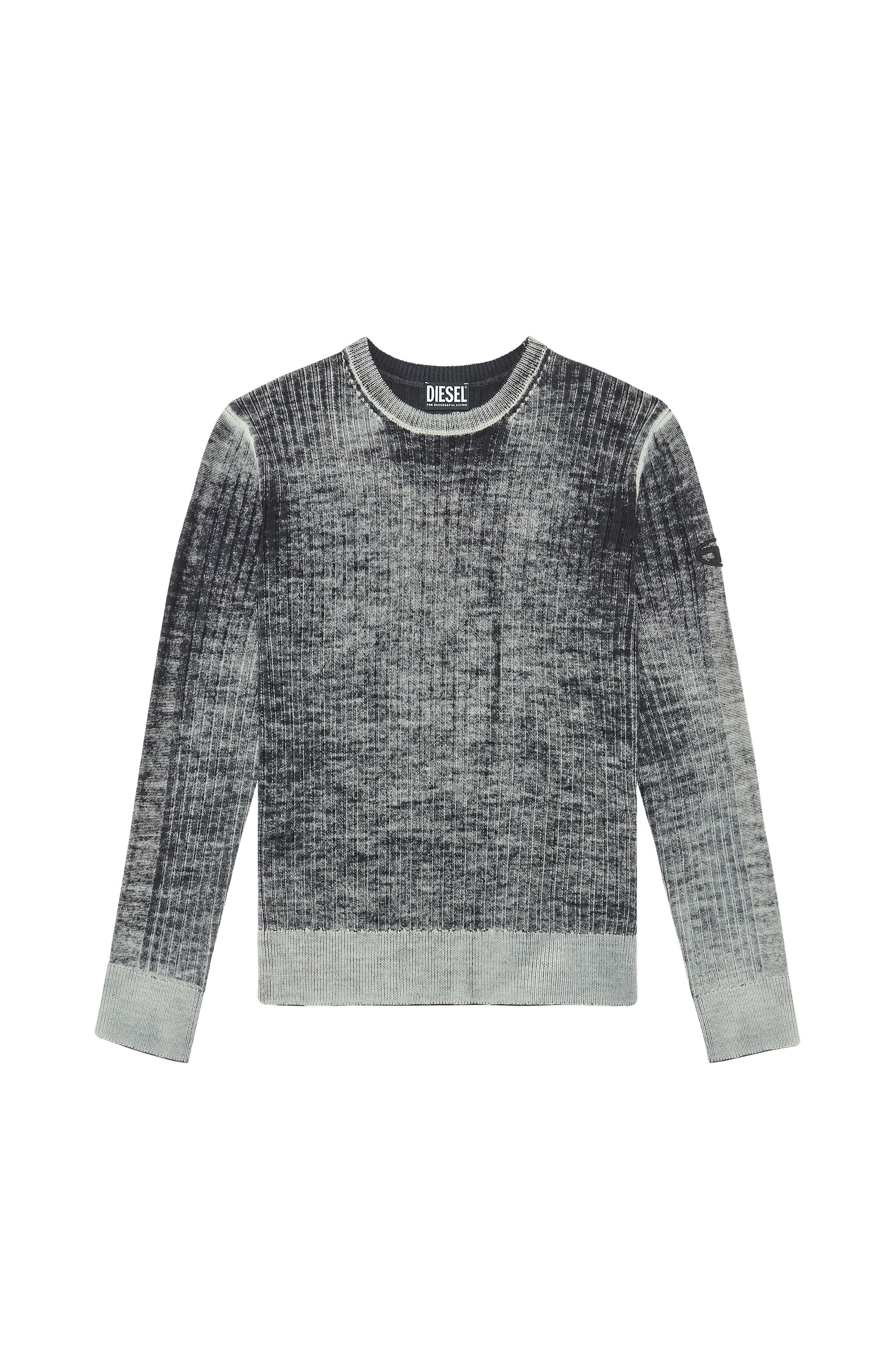 トップス 23AW diesel k-andelero L K-ANDELERO Man: Printed wool jumper | Diesel