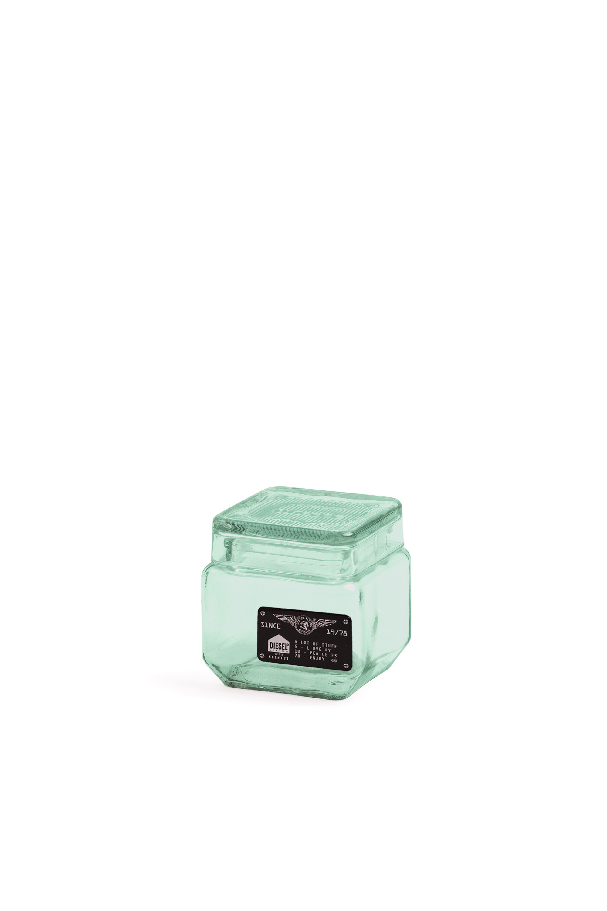 Industrial Glass Jar with Lid