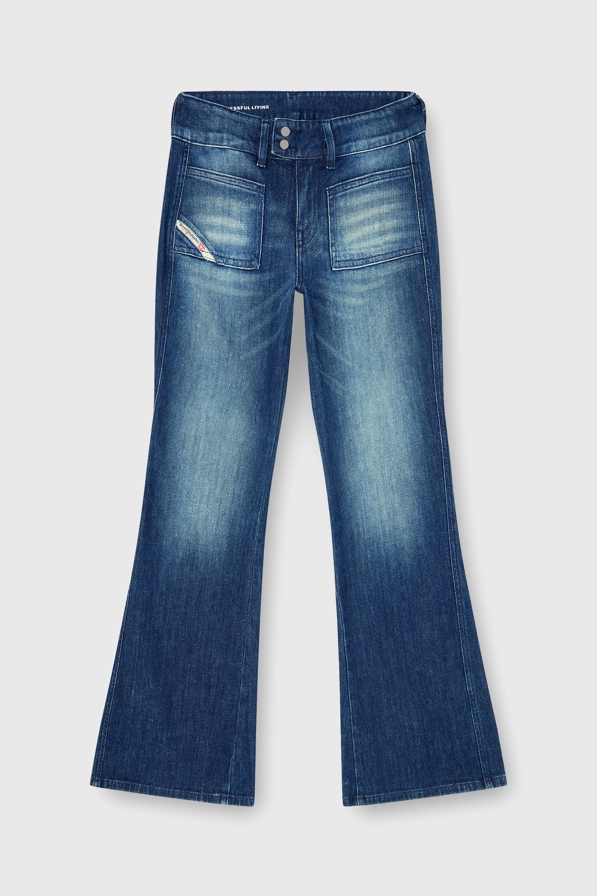 Diesel - Woman's Bootcut Jeans D-Hush 0KBBR, Dark Blue - 6