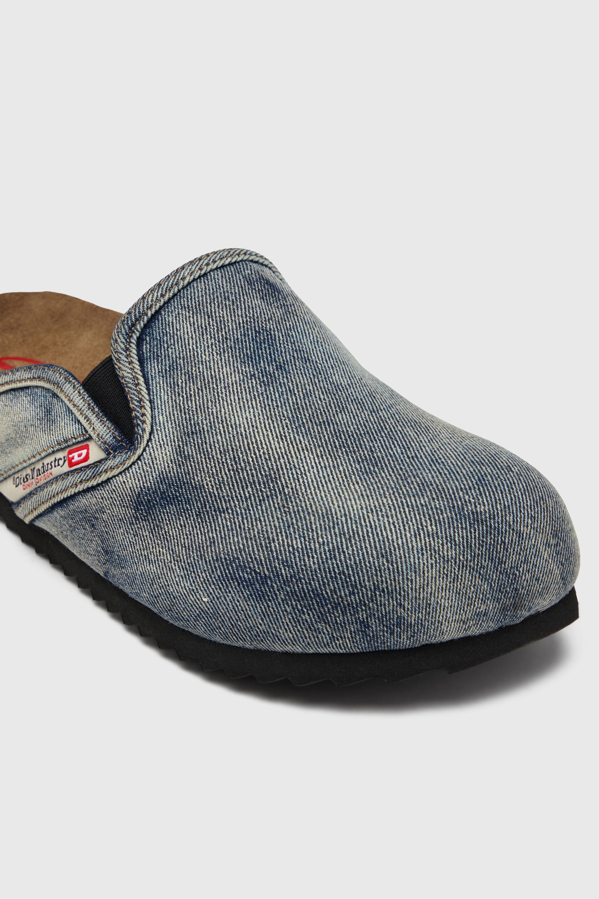 Diesel - D-WOODSTOCK SLIP-ON, D-Woodstock-Zapatos planos sin tal&oacute;n en cuero napa Hombre in Azul marino - 6