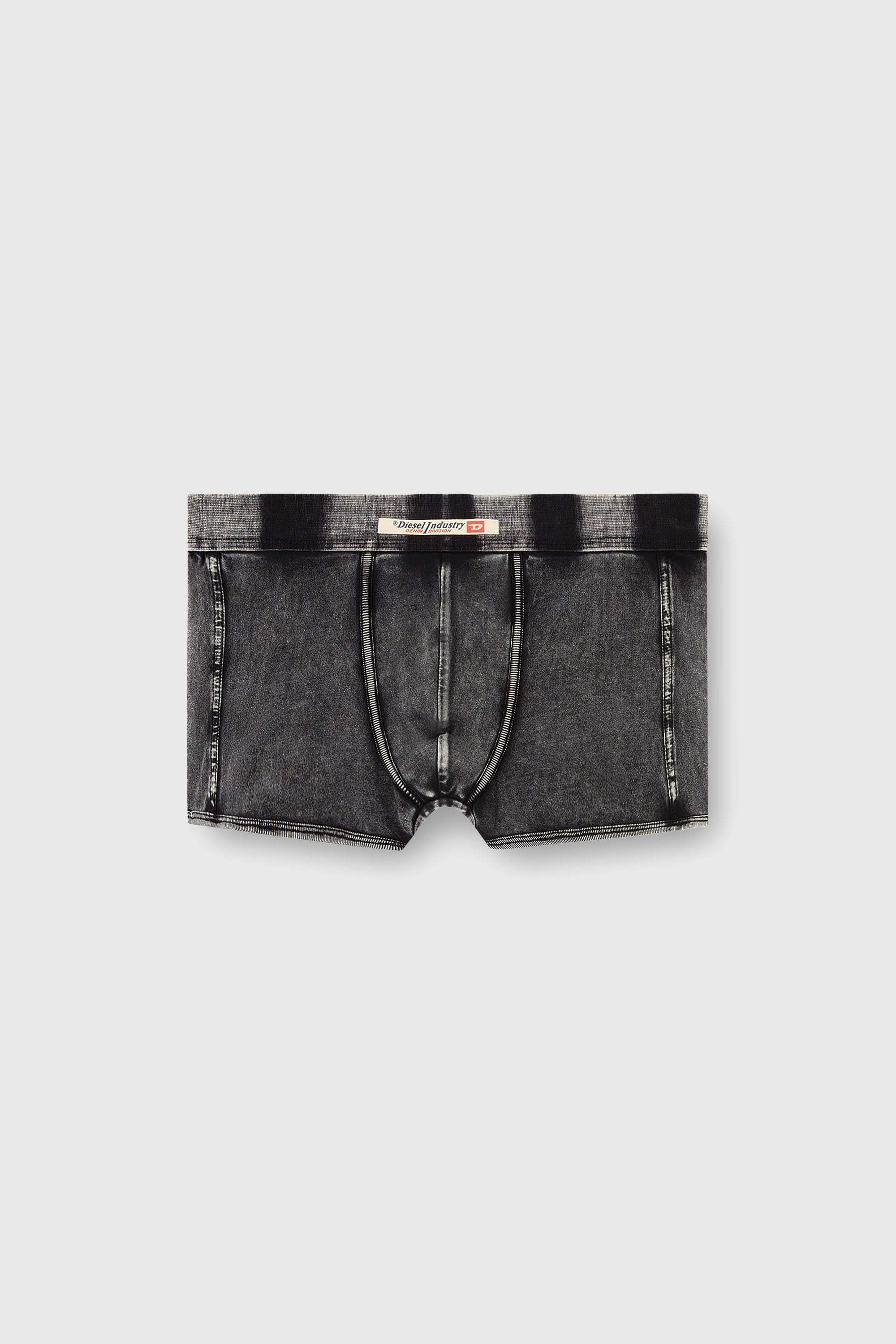 Diesel - DAMIEN-DNM, Male's Denim-effect boxer briefs in Black - 2