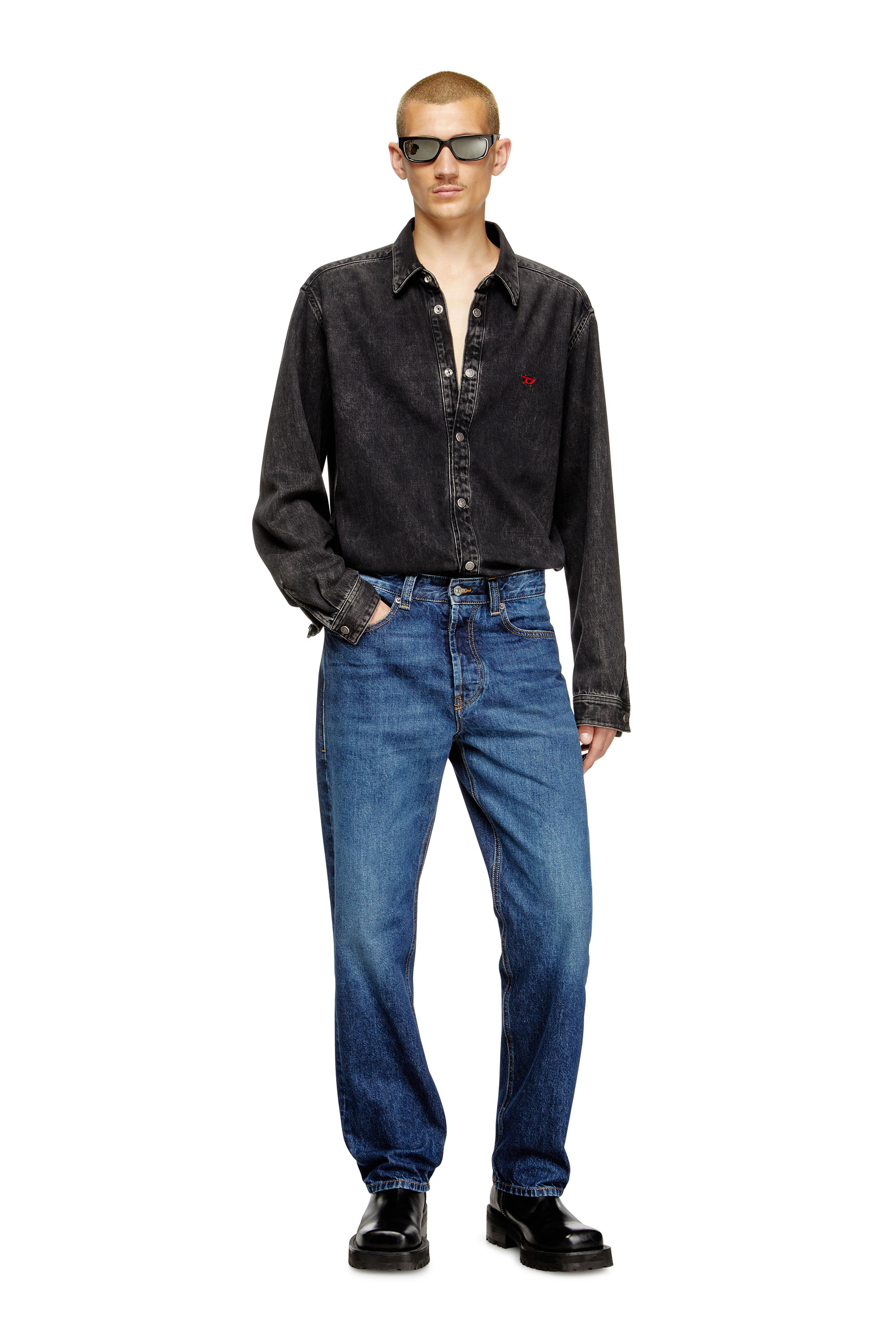 Diesel - Man's Regular Jeans 2024 D-Macs 09I27, Medium blue - 2