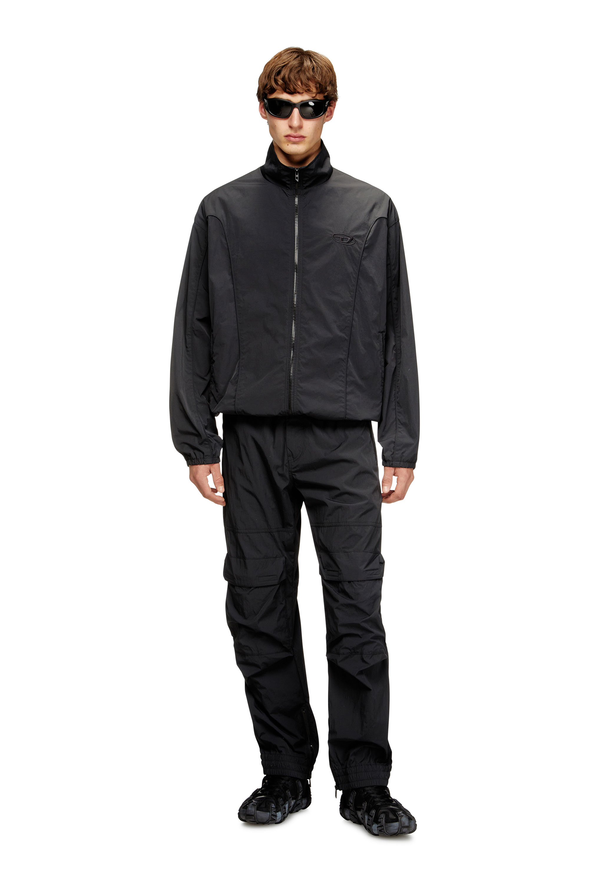 Diesel - P-BEECK-WRD-AKAD, Pantalon en nylon avec poches cargo Homme in Noir - 2