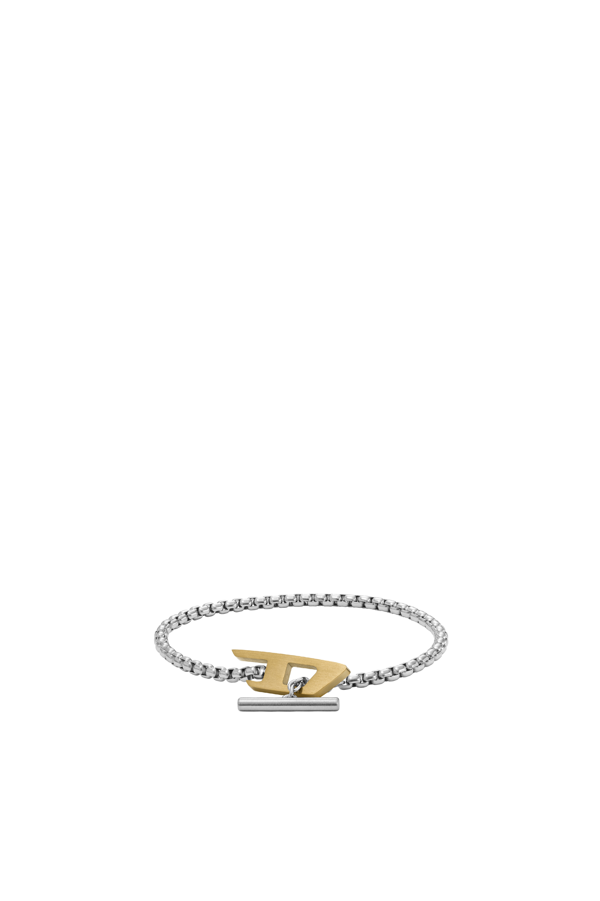 DIESEL ブレスレット DX1377 DX1377: Two-Tone Stainless Steel Chain Bracelet | Diesel