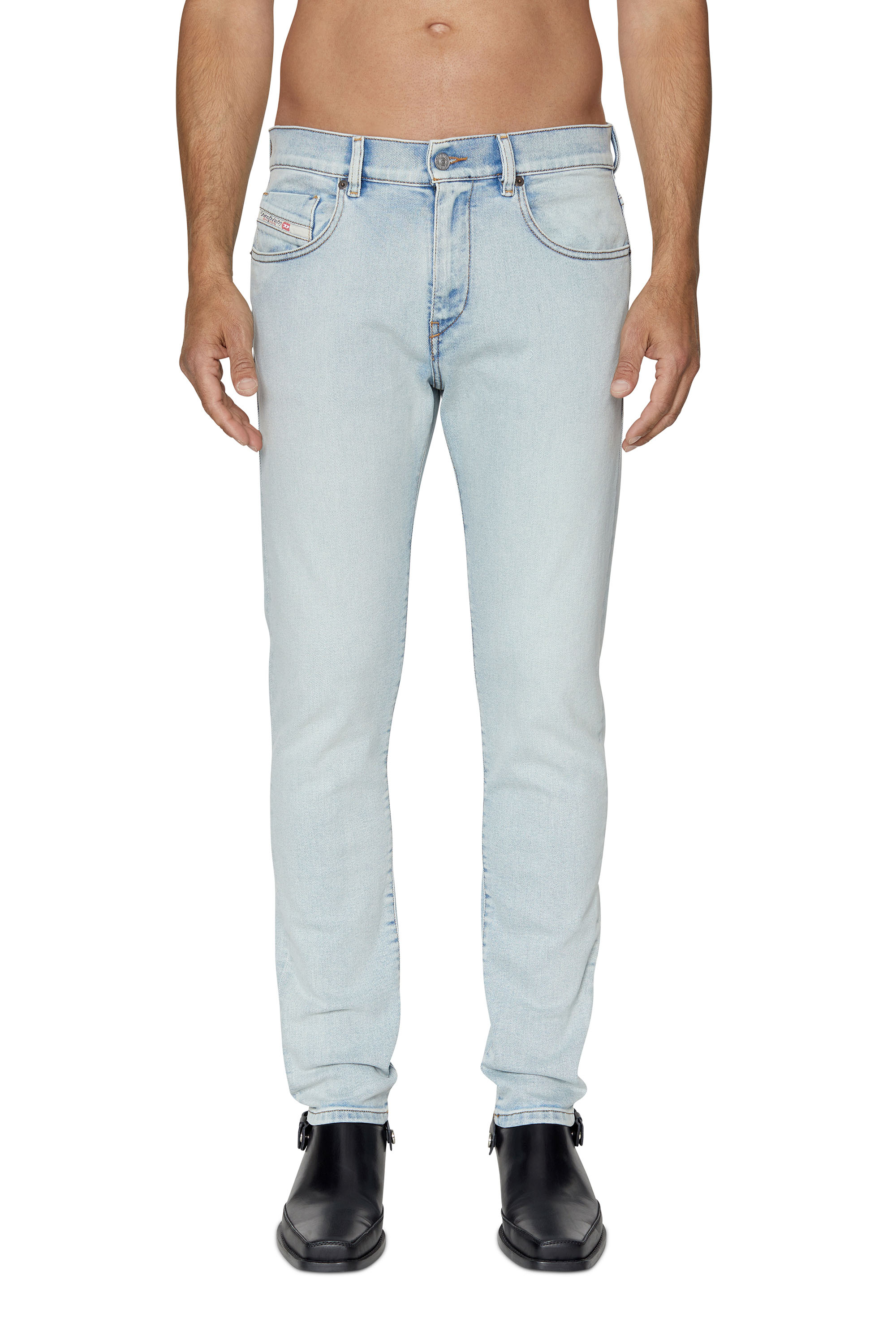 Diesel - Slim Jeans 2019 D-Strukt 09C08, Slim Jeans - 2019 D-Strukt Homme in Bleu - 2
