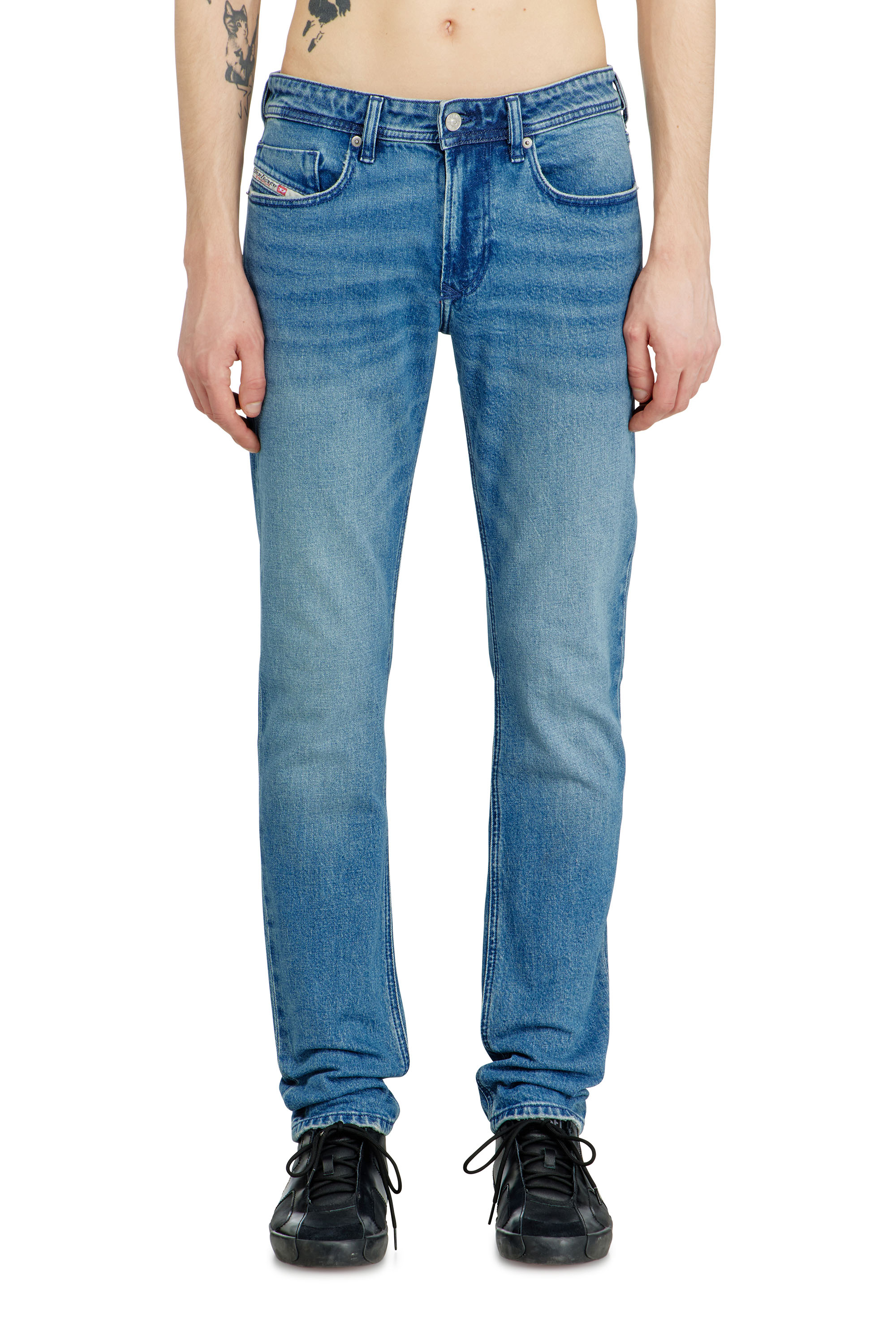Diesel - Skinny Jeans 1979 Sleenker 0BEBI Hombre, Azul Claro - 1