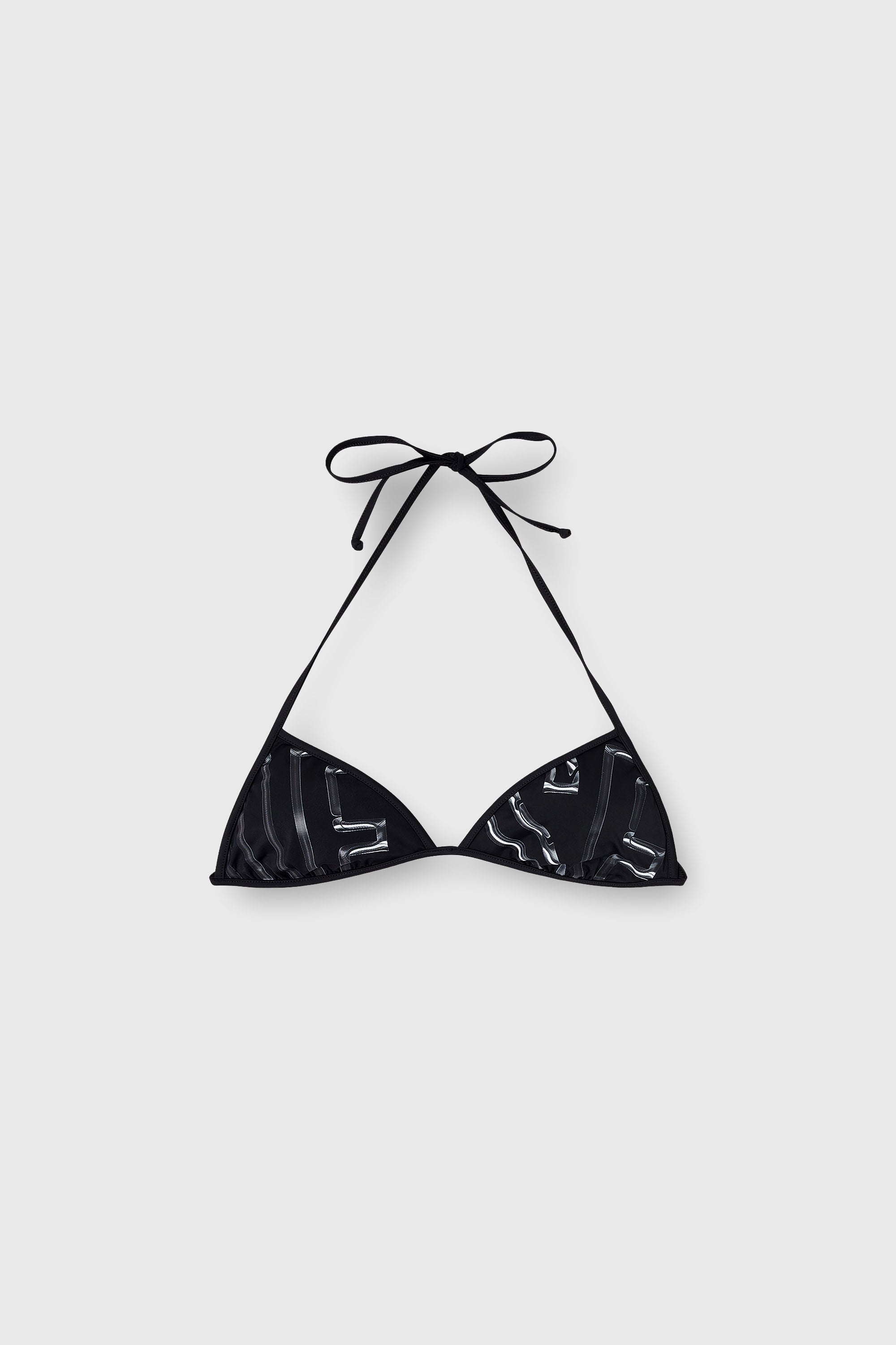 Diesel - KATE-D-CORE, Woman's Bikini top with graphic print in Black - 2