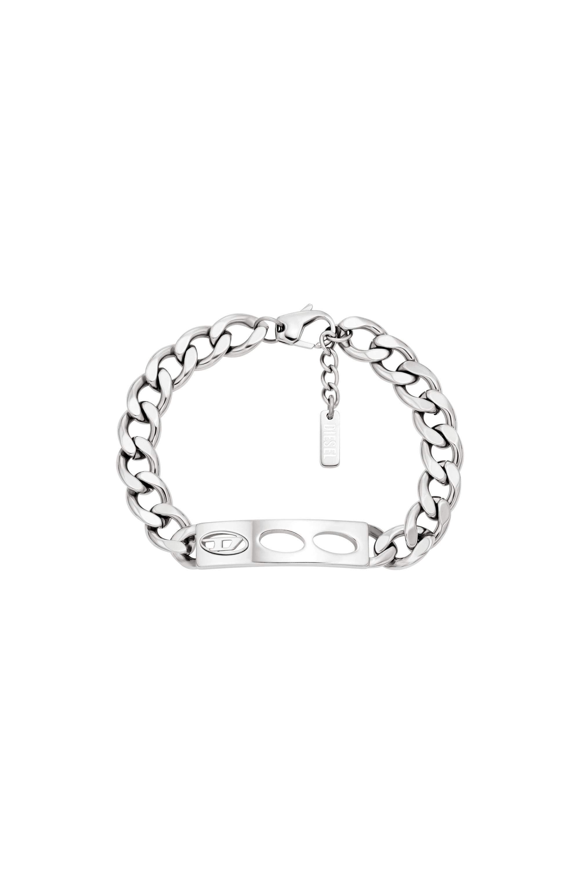 Diesel - DX166340 JEWELLERY, Pulsera de identificaci&oacute;n de acero inoxidable Unisex in Plateado - 1