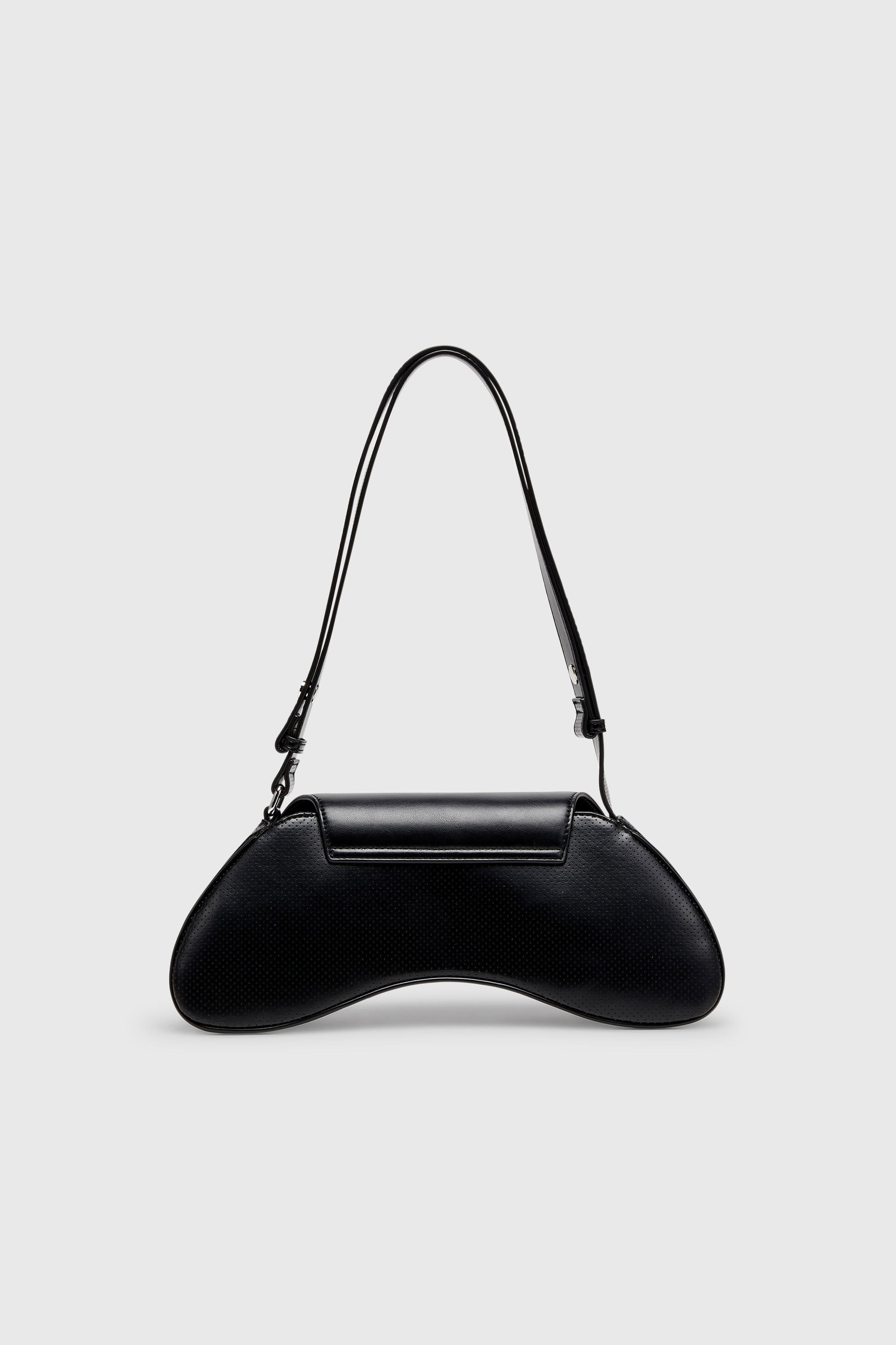 Diesel - PLAY CROSSBODY, Play - Bolso bandolera en PU acolchado perforado Mujer in Negro - 2