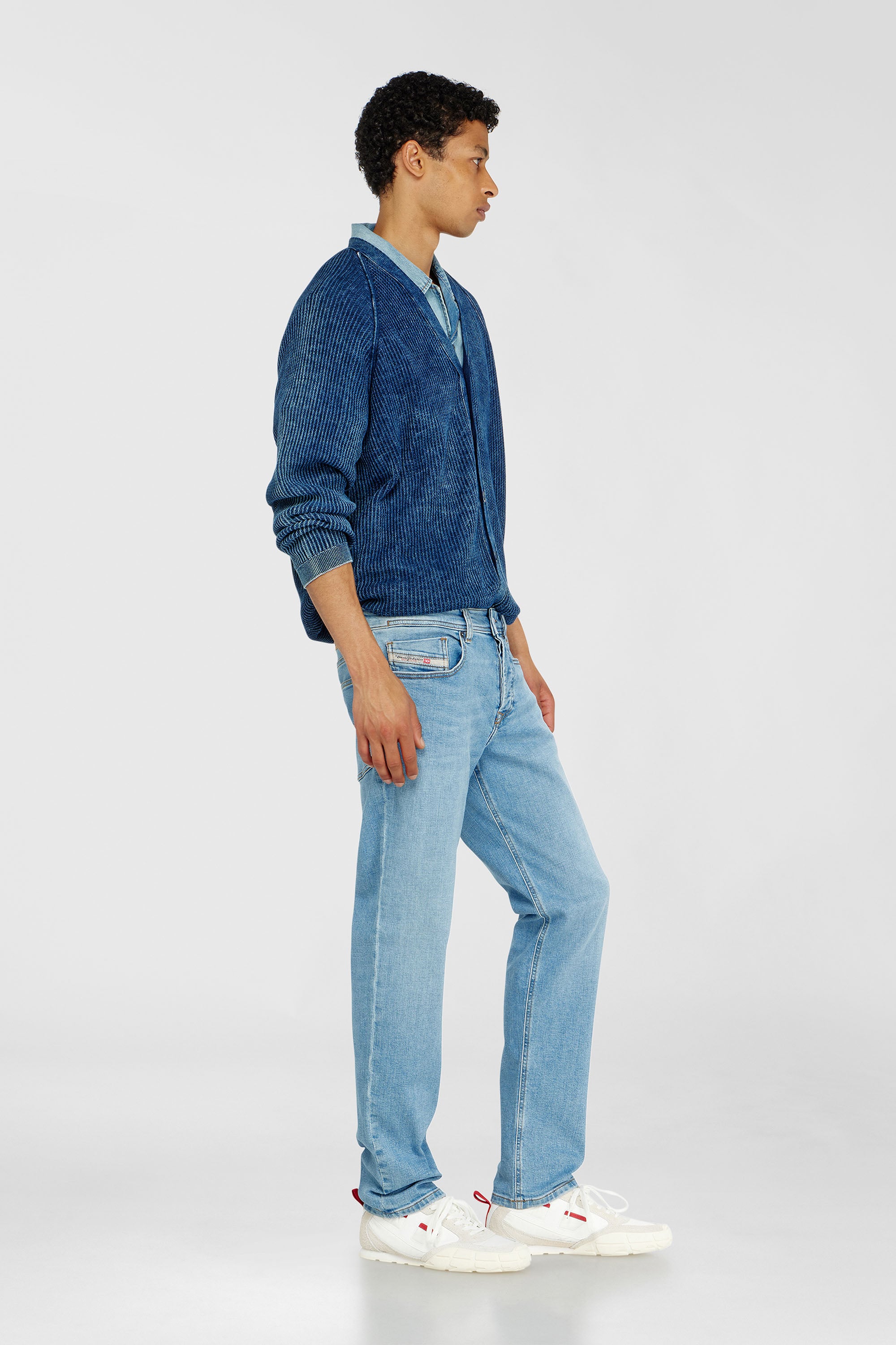 Diesel - Man's Regular Jeans 2023 D-Finitive 0HDBJ, Light Blue - 2