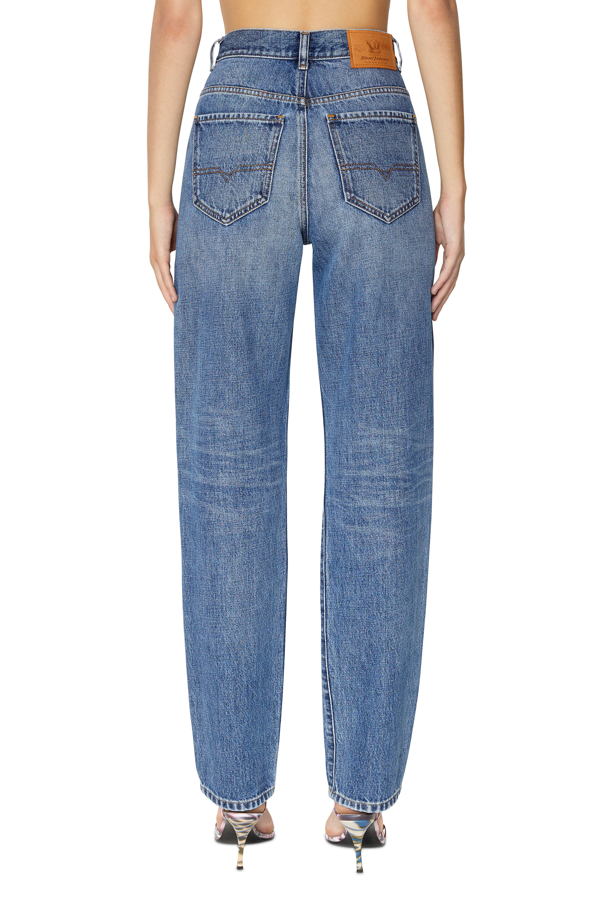 1956 D-Tulip Woman: Straight medium blue Jeans | Diesel