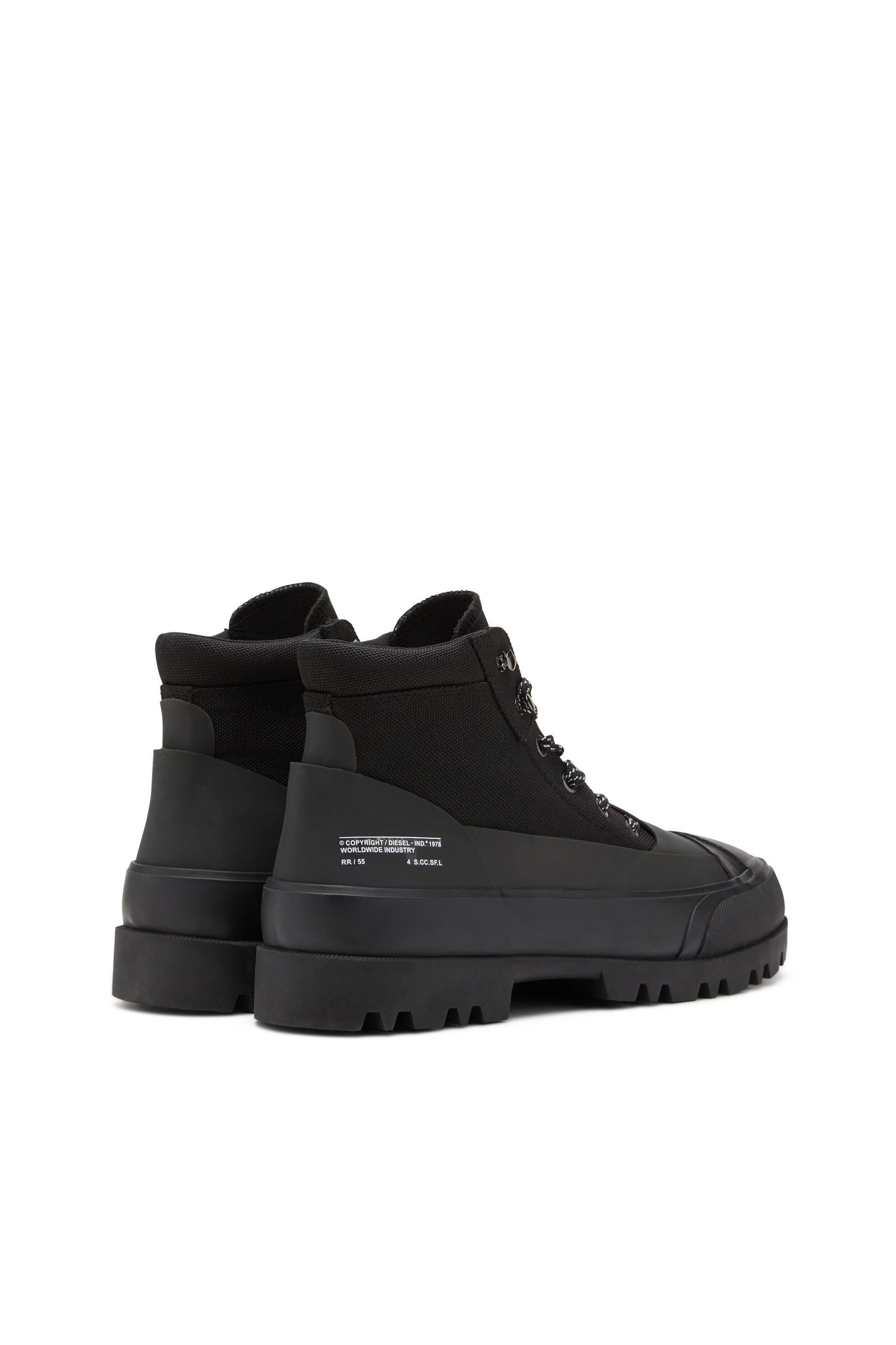 Diesel - D-HIKO BT X, Male's D-Hiko Bt X - Ankle boots in ballistic nylon in Black - 4