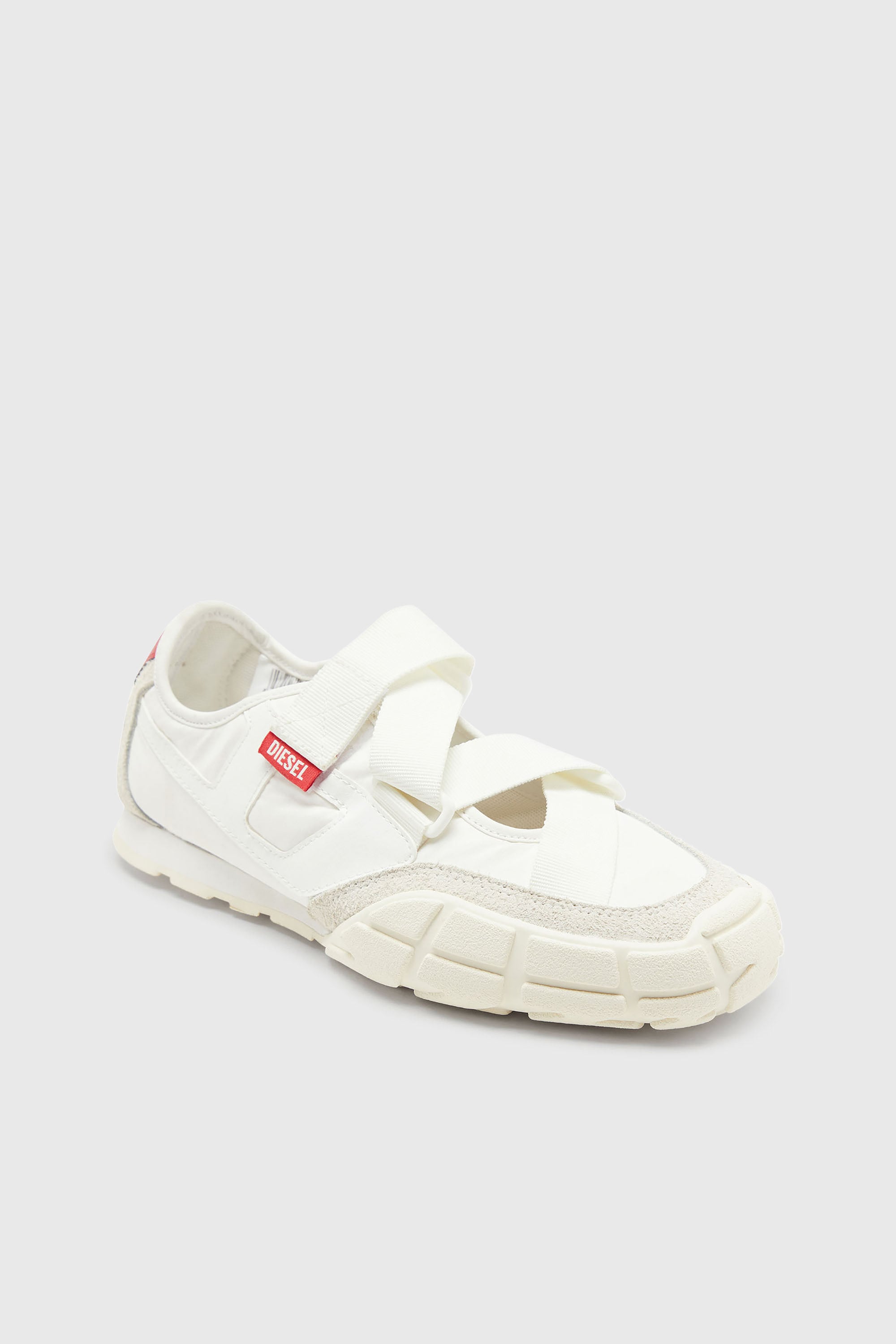 Diesel - S-PAGODHA SLIP-ON W, S-Pagodha-Zapatillas deportivas sin correas en ripstop Mujer in Blanco - 6