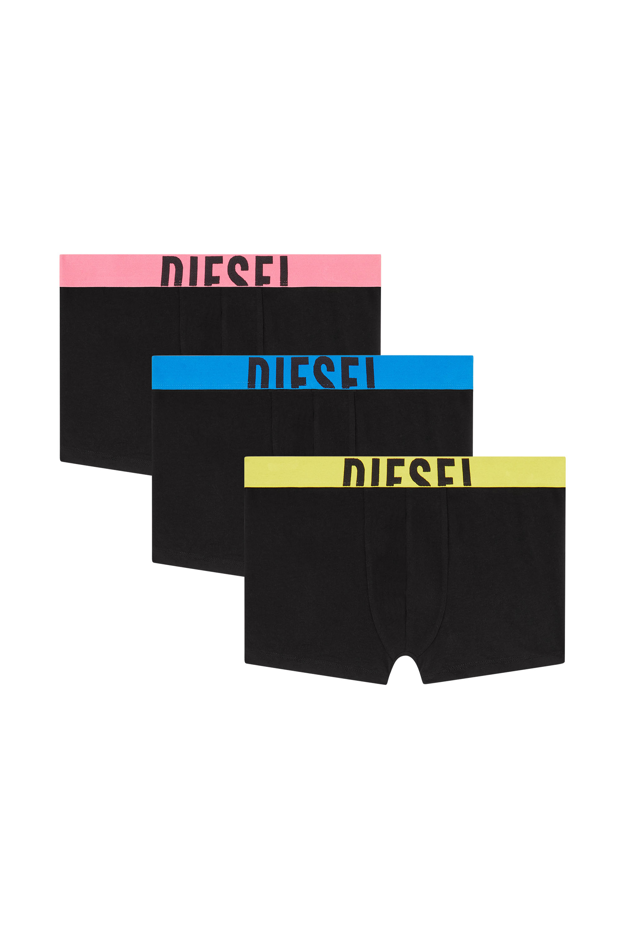 Diesel - DAMIEN-D-POP-3PACK-40, Man's Three-pack boxer briefs in stretch cotton in null - 4
