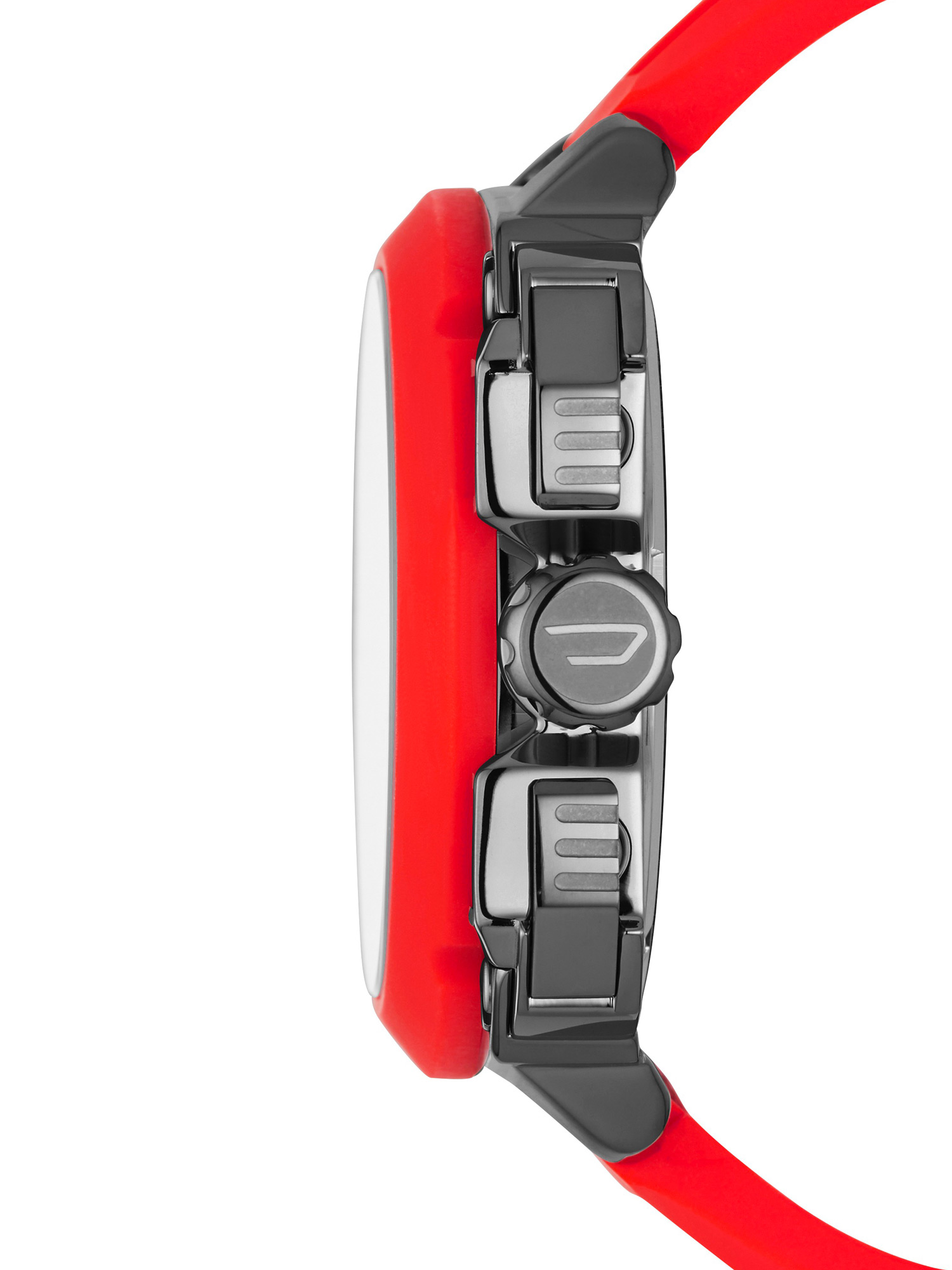 Men's Bamf Chronograph Red Silicone Watch | Red | Diesel