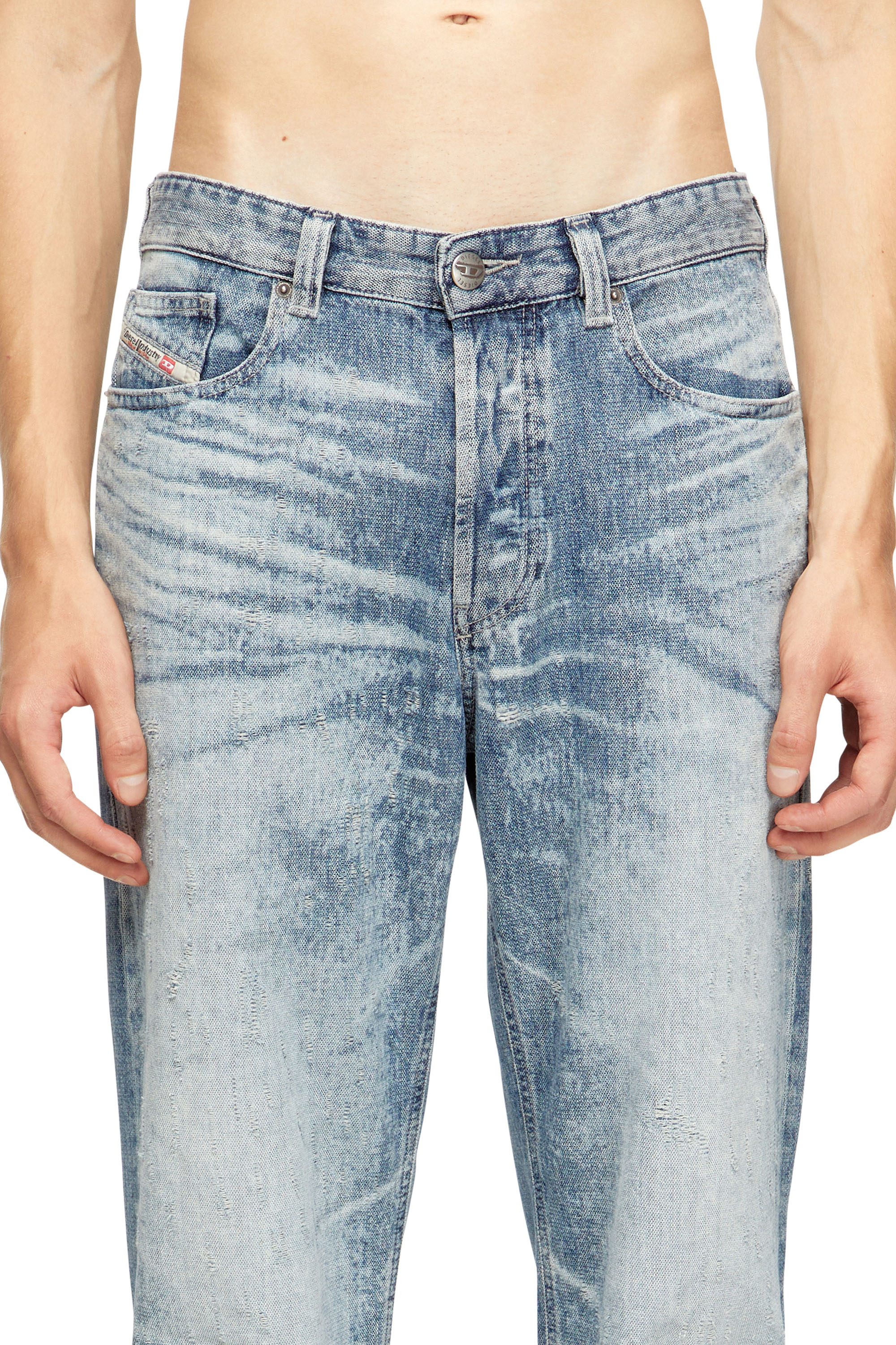 Diesel - Male's Regular Jeans 2024 D-Macs 068TY, Light Blue - 5