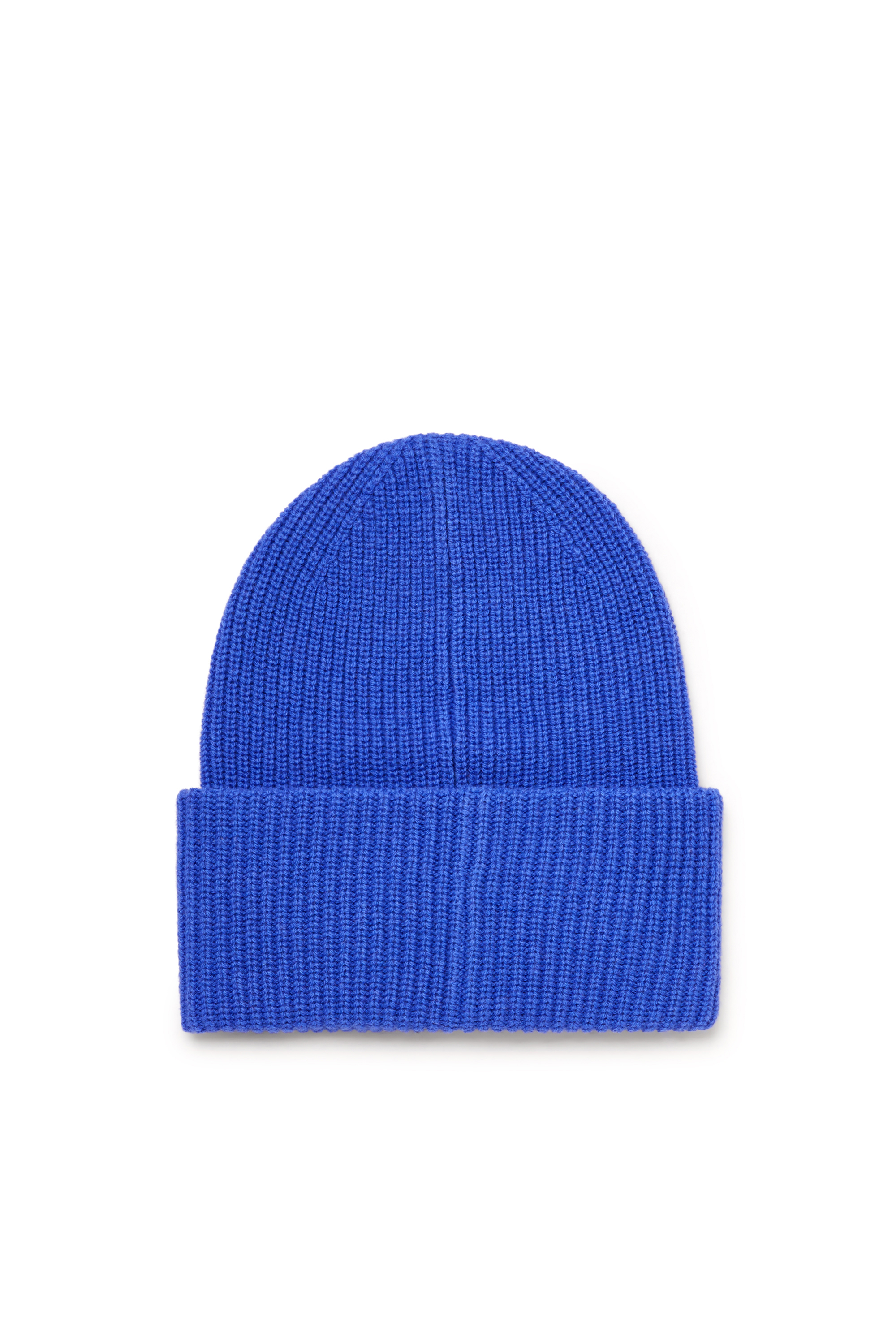 Diesel - K-PHAT, Unisex's Wool beanie with logo patches in Blue - 2
