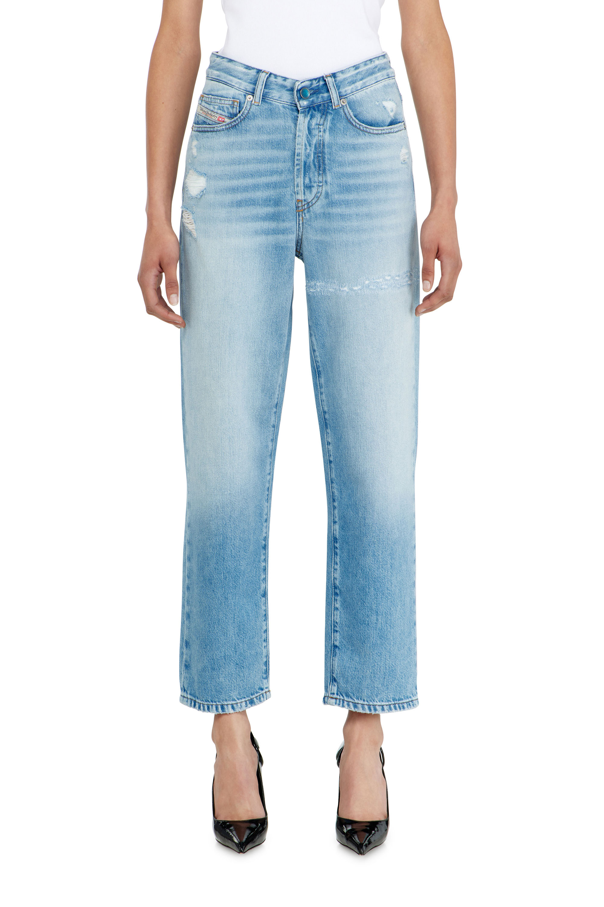 Diesel - Regular Jeans 1981 D-Went 09P49 Femme, Bleu Clair - Image 4