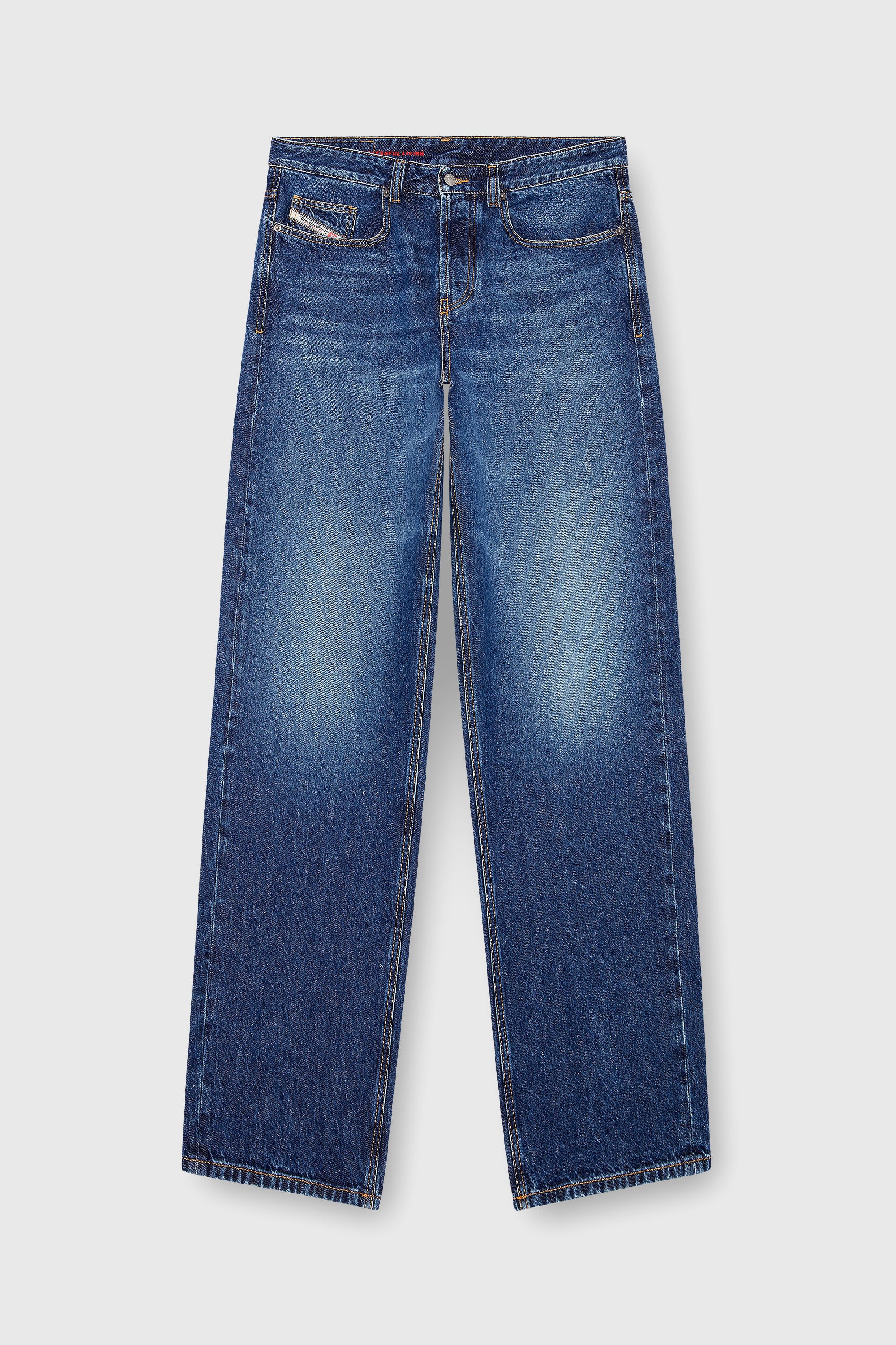 Diesel - Man's Relaxed Jeans 2001 D-Macro 09I27, Medium blue - 1