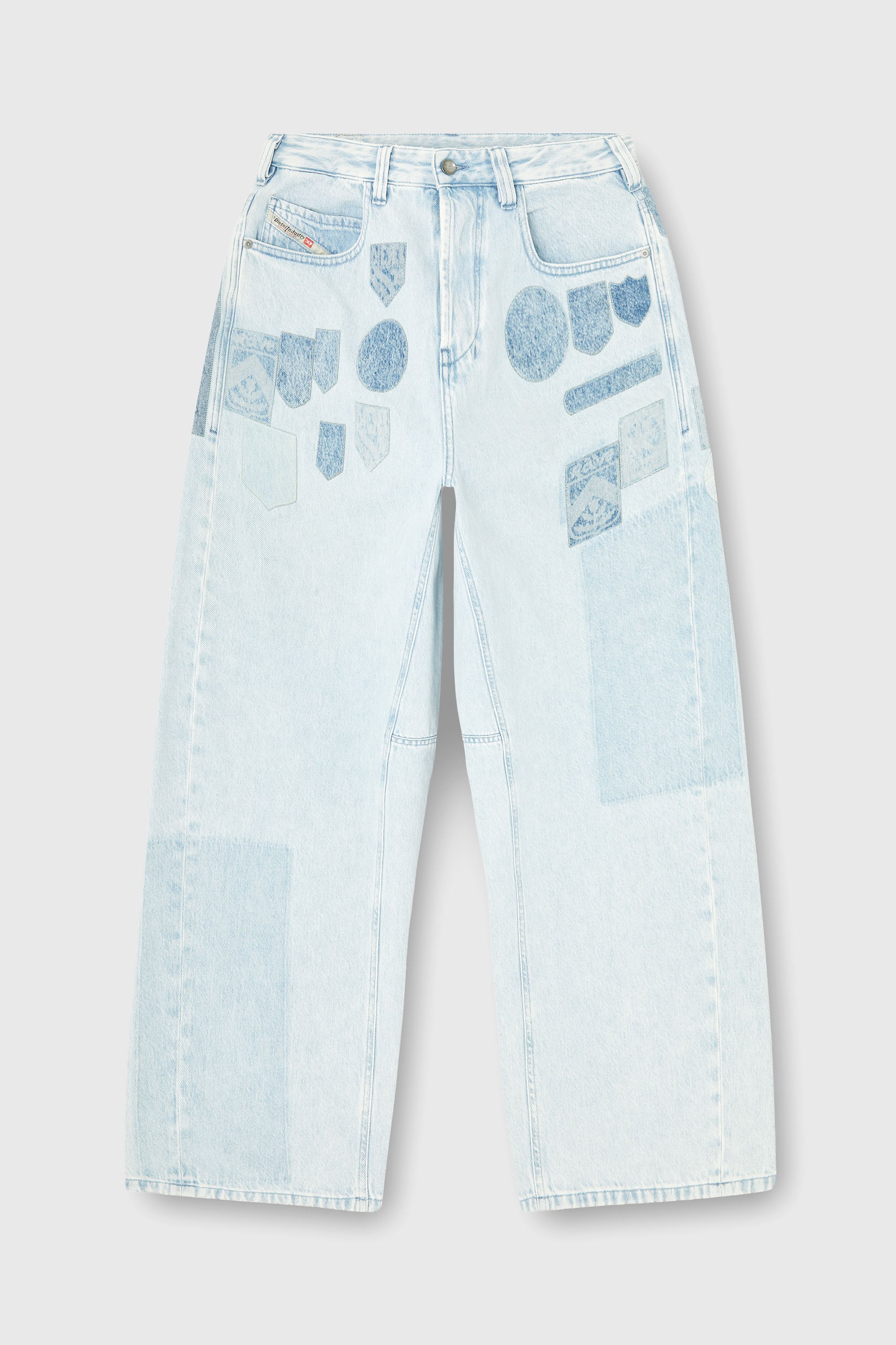 Diesel - Unisex's Relaxed Jeans 1997 D-Enim-M 0IFBQ, Light Blue - 1