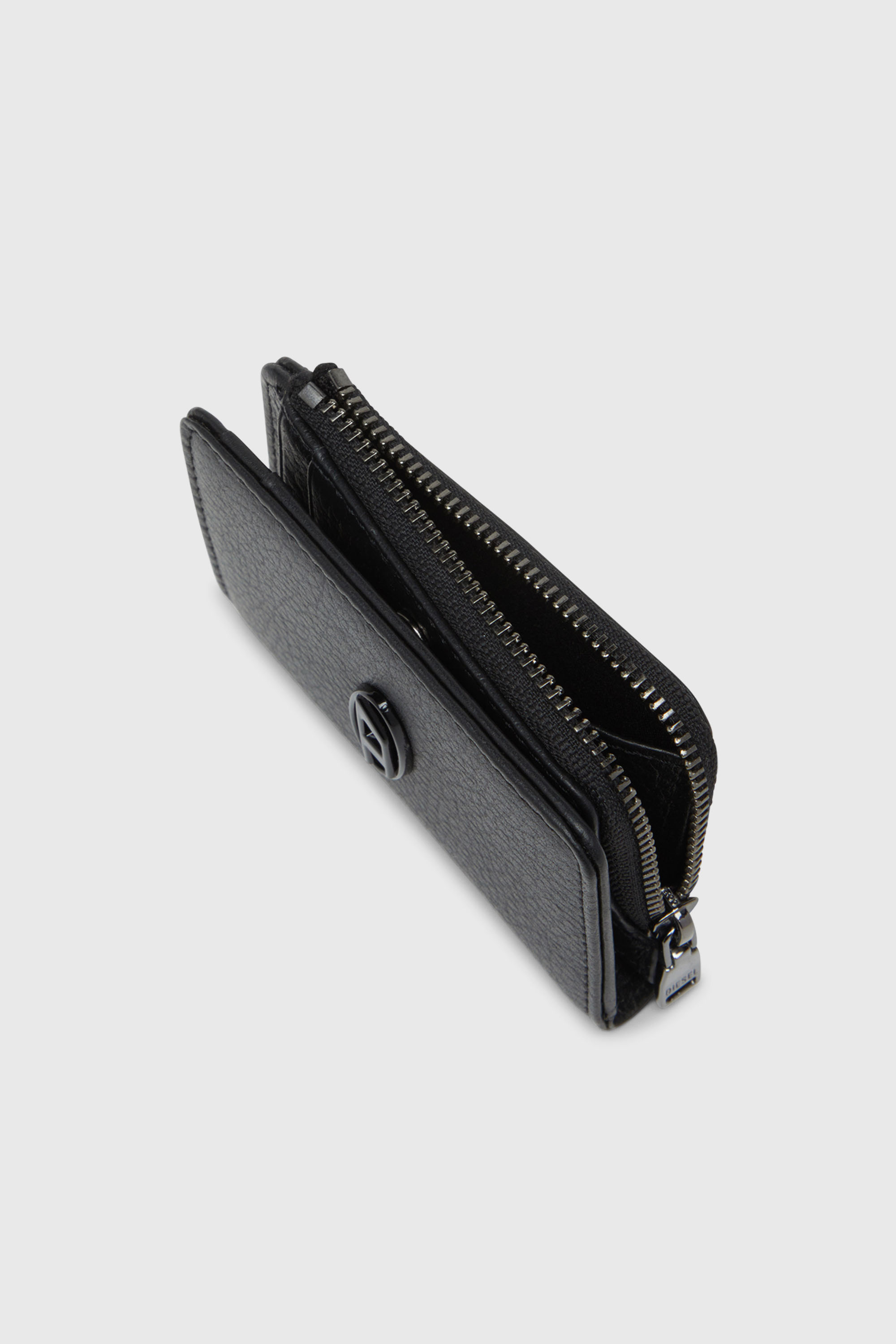 Men's Leather card holder | Black | Diesel US