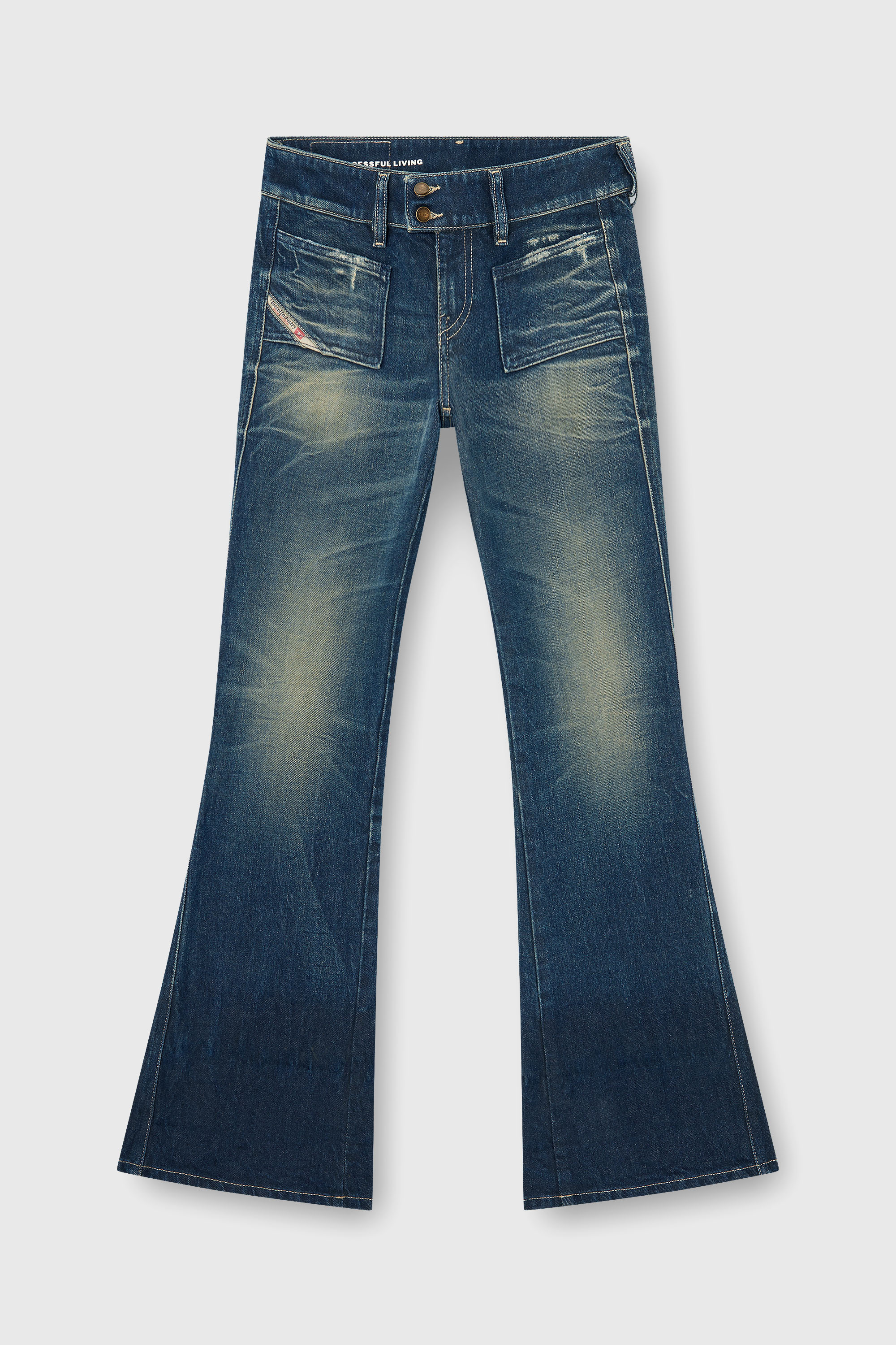 Diesel - Female's Bootcut Jeans D-Hush 007EH, Dark Blue - 6