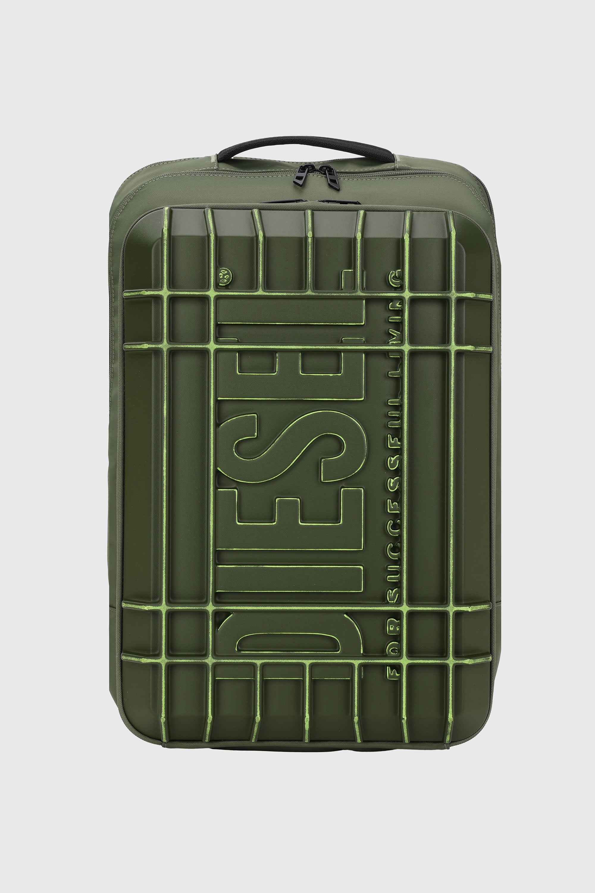 Diesel - DIESEL PC STRONG IMAGE BACKPACK- DSB005, Unisex's Rugged travel backpack in Military Green - 1