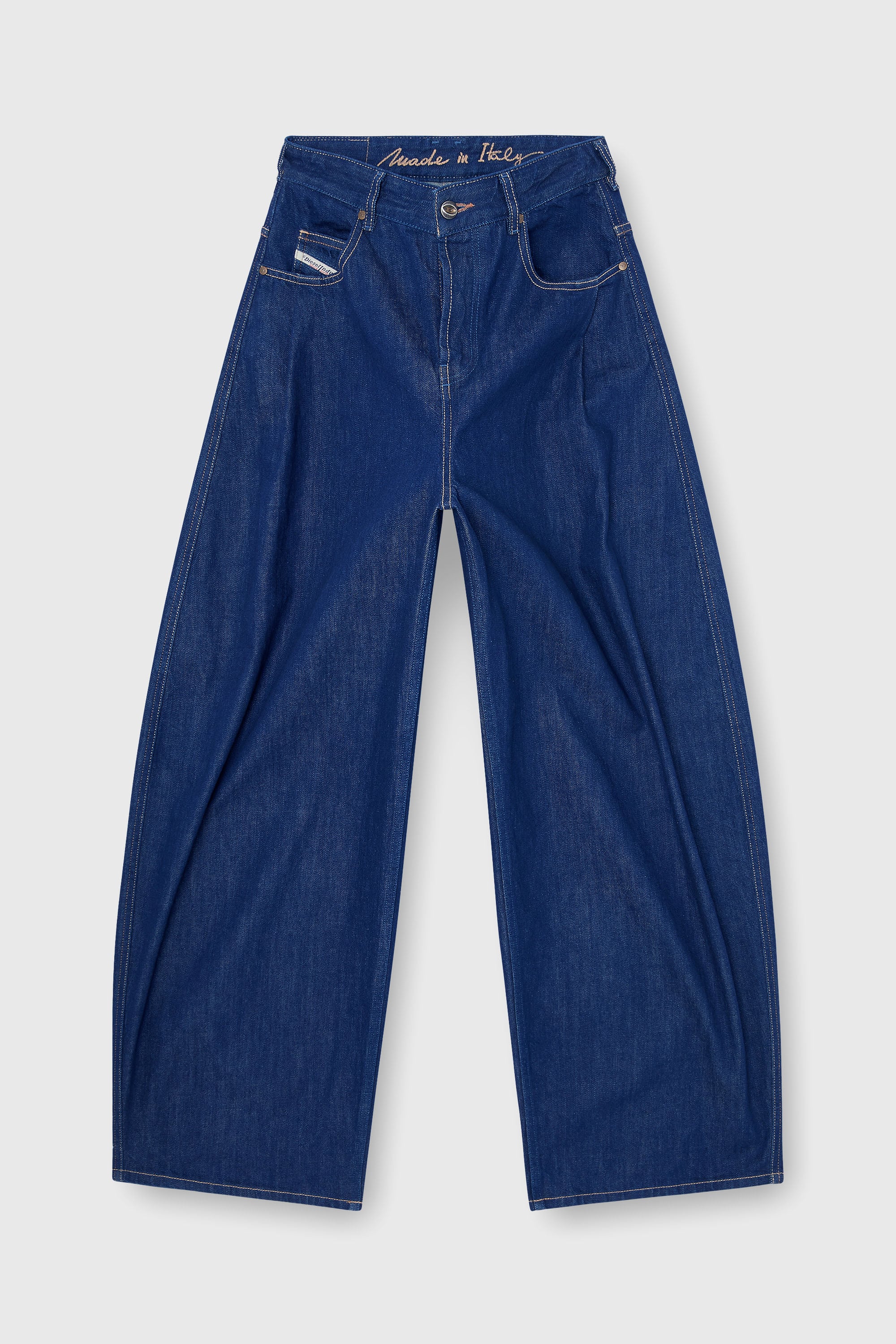 Diesel - Relaxed Jeans 1987 D-Khelz 09Q09 Mujer, Azul Oscuro - 8