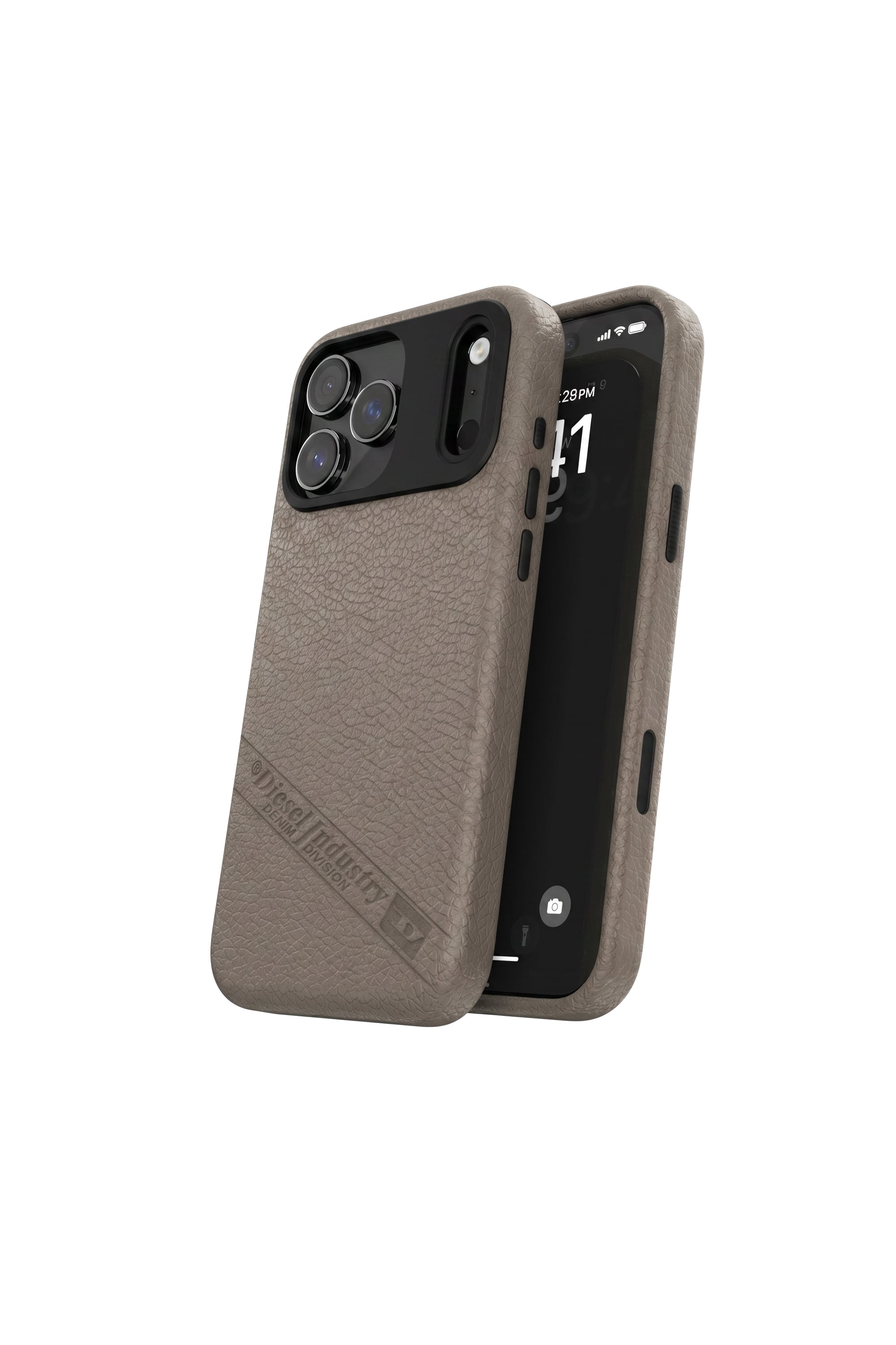 Diesel - 60645 MOULDED CASE, Unisex's Flag D case with MagSafe for iPhone 17 Pro Max in Beige - 3