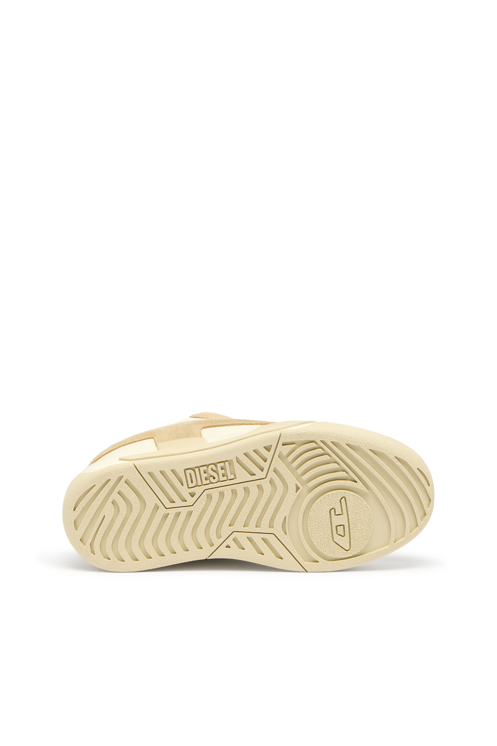 Diesel - S-D-OLLIE LOW W, Female's D-Ollie-Distressed sneakers in leather and suede in Beige - 4