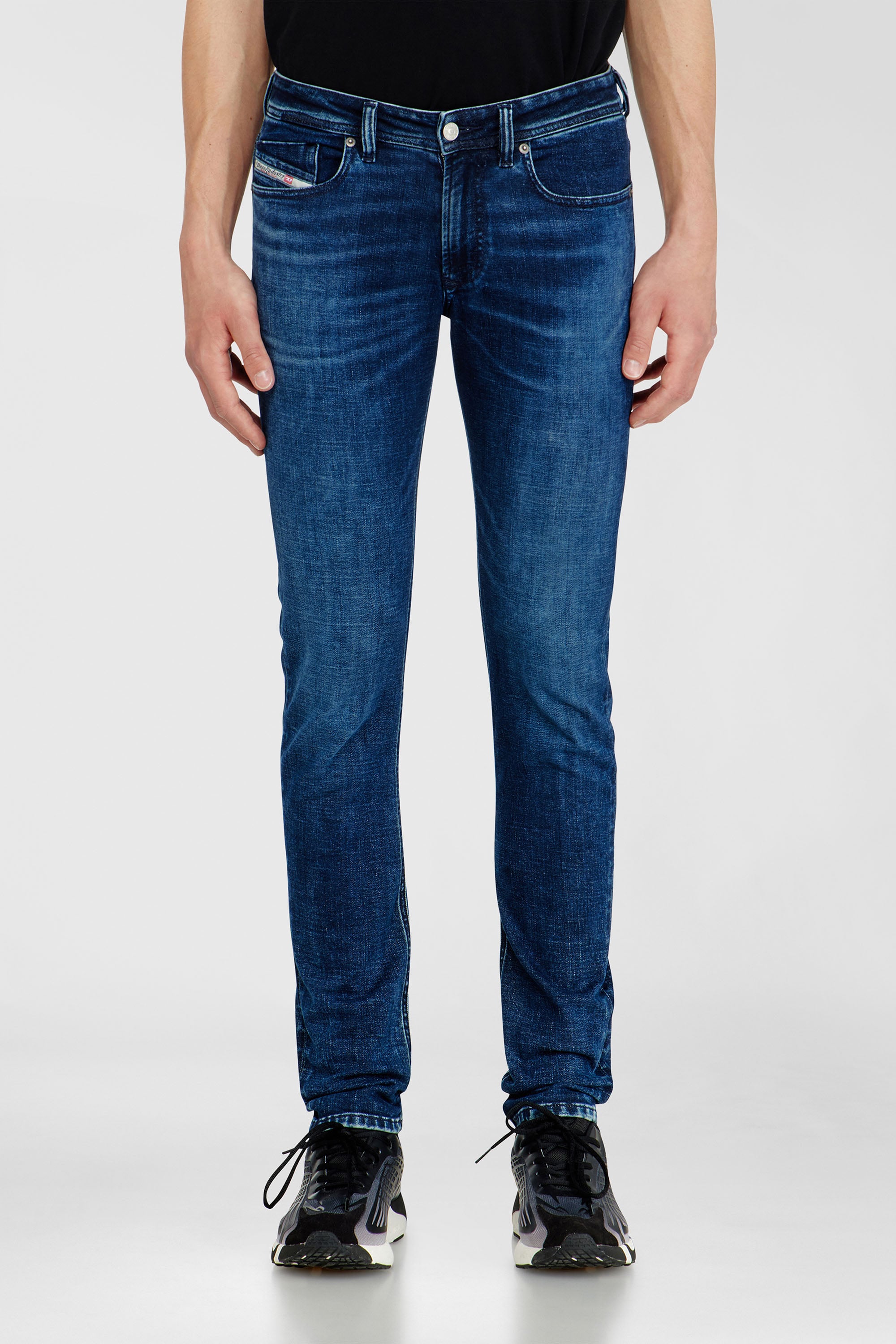 Diesel - Male's Skinny Jeans 1979 Sleenker 0KBBD, Dark Blue - 2