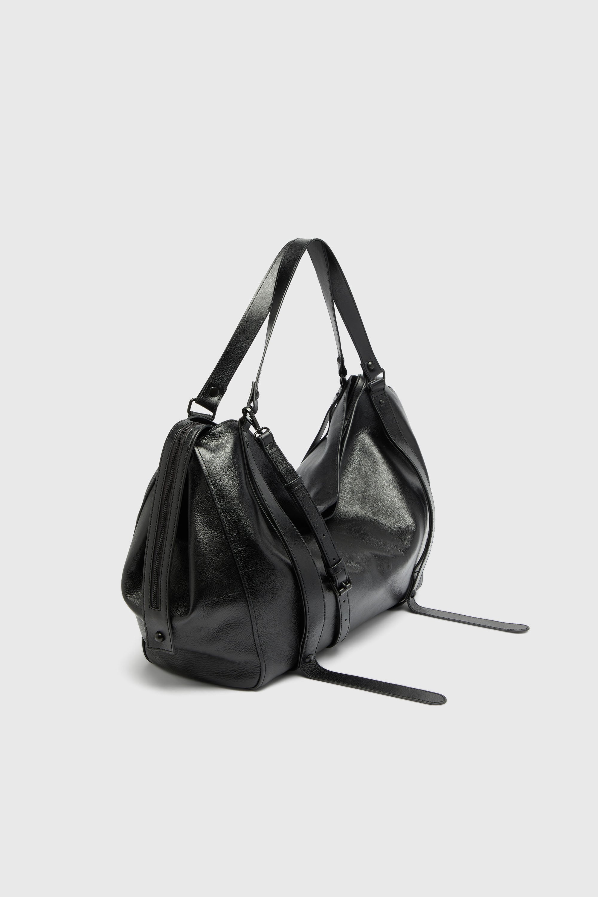Diesel - D-ONE DUFFLE 48H, D-One-Sac polochon en cuir Mixte in Noir - 4