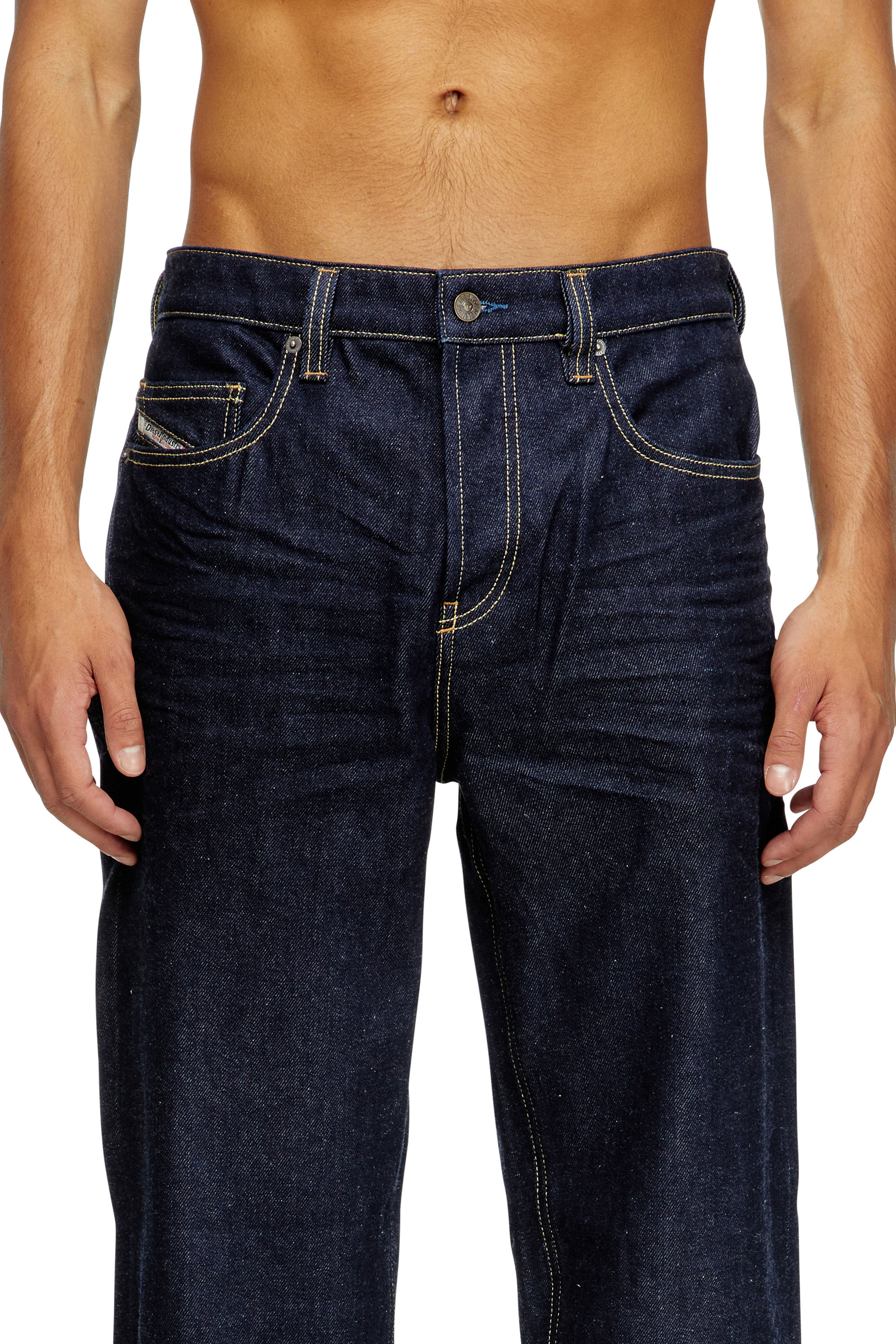 Relaxed Jeans 2001 D-Macro 0GRDV, Bleu Foncé Diesel - Relaxed Jeans 2001 D-Macro 0GRDV Homme, Bleu Foncé - Image 5