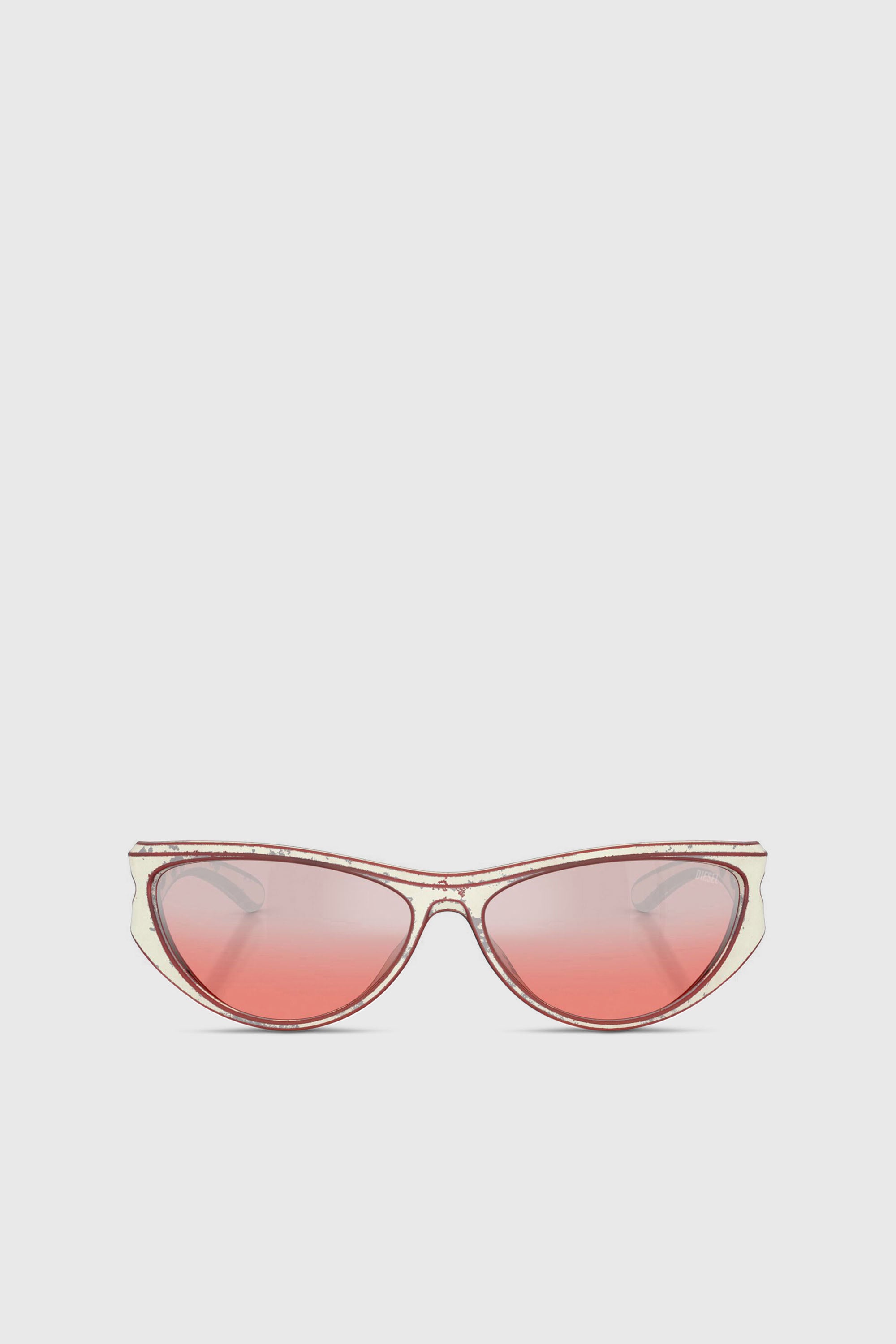 Diesel - 0DL3004U, Gafas de sol estilo cat-eye Unisex in Rojo - 1