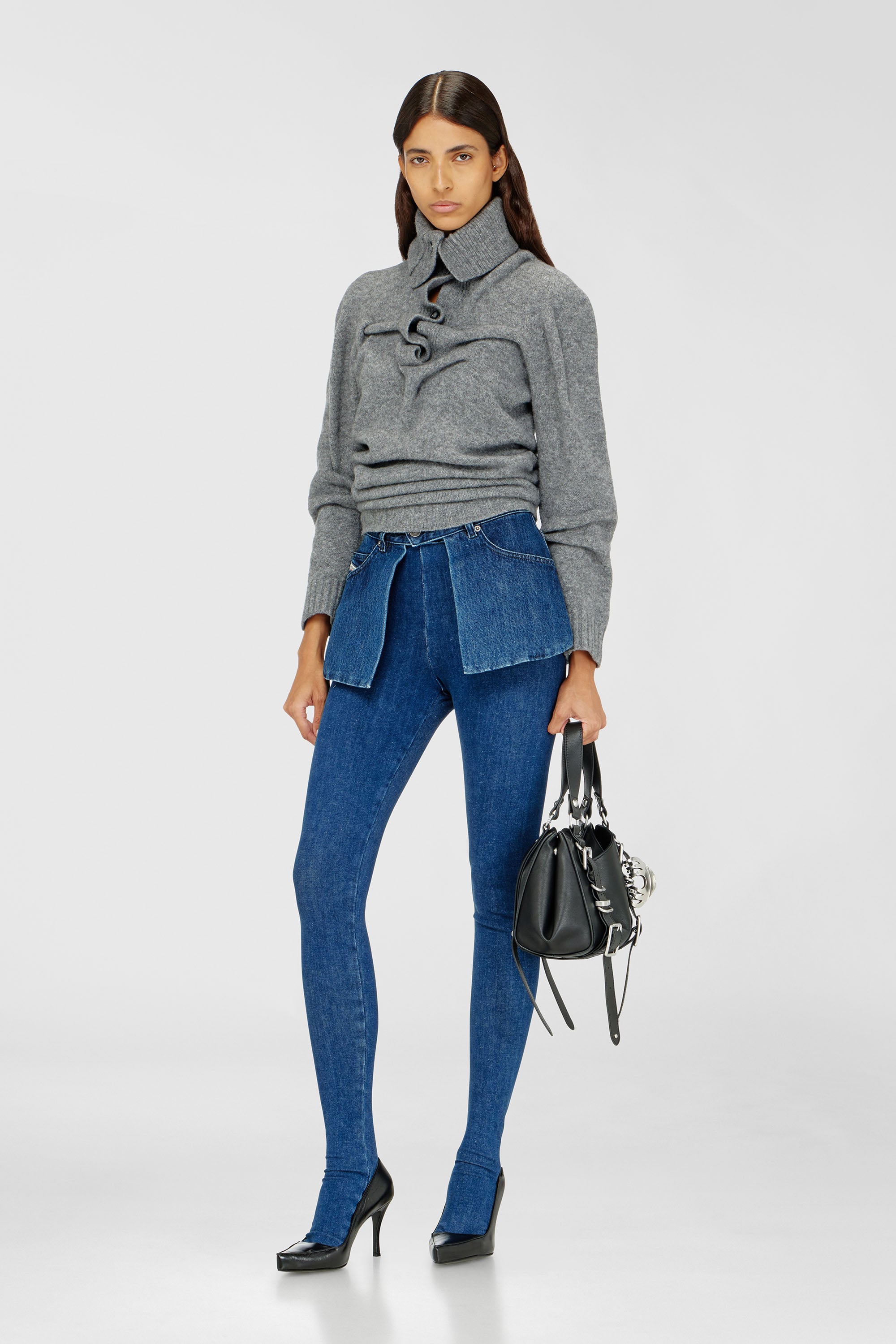 Diesel - Female's Skinny Jeans D-Spika 09R31, Dark Blue - 1
