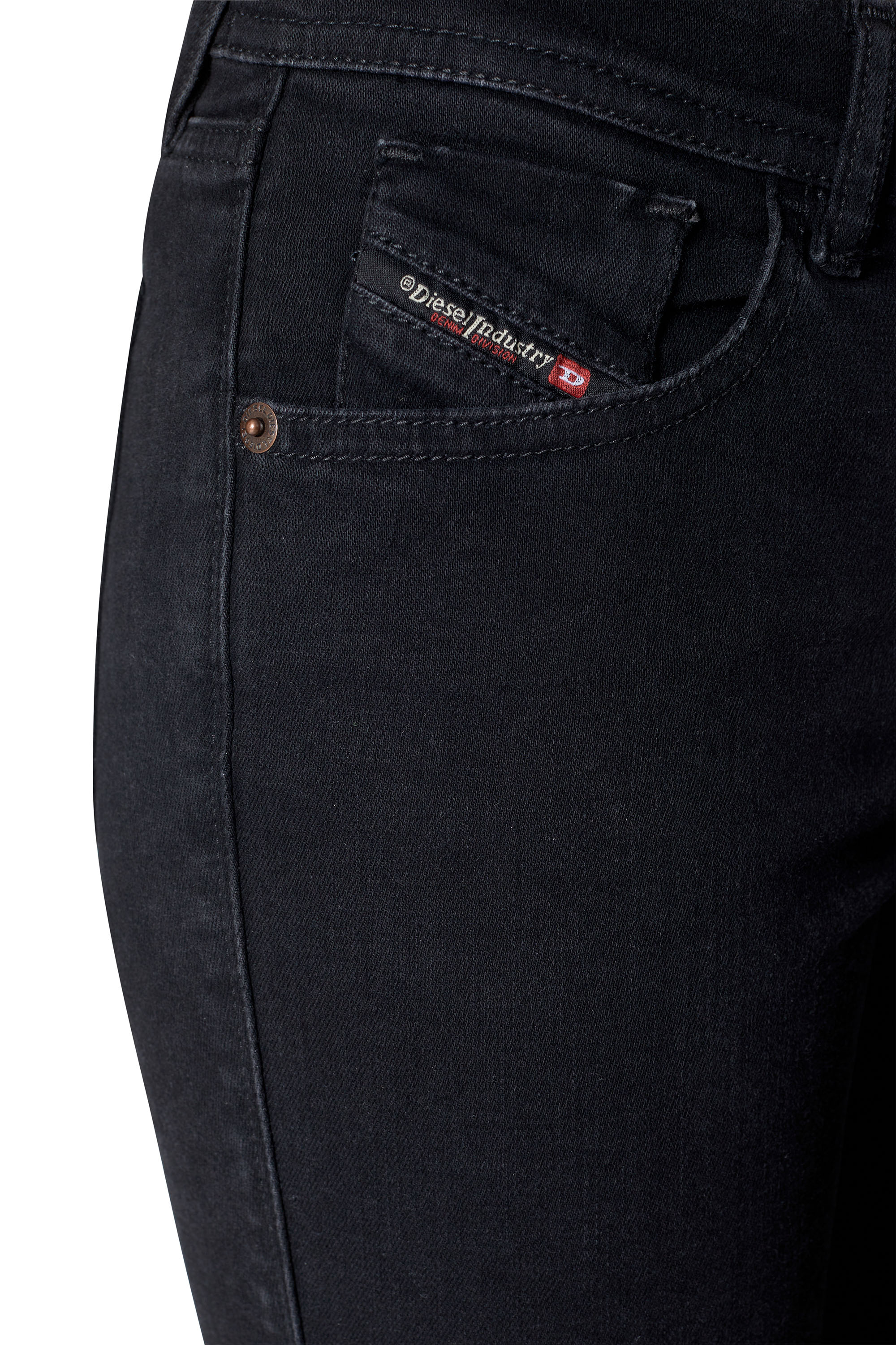 Diesel - Super skinny Jeans 2018 Slandy-Low Z69VW, Super skinny Jeans - 2018 Slandy-Low Mujer in Negro - 4