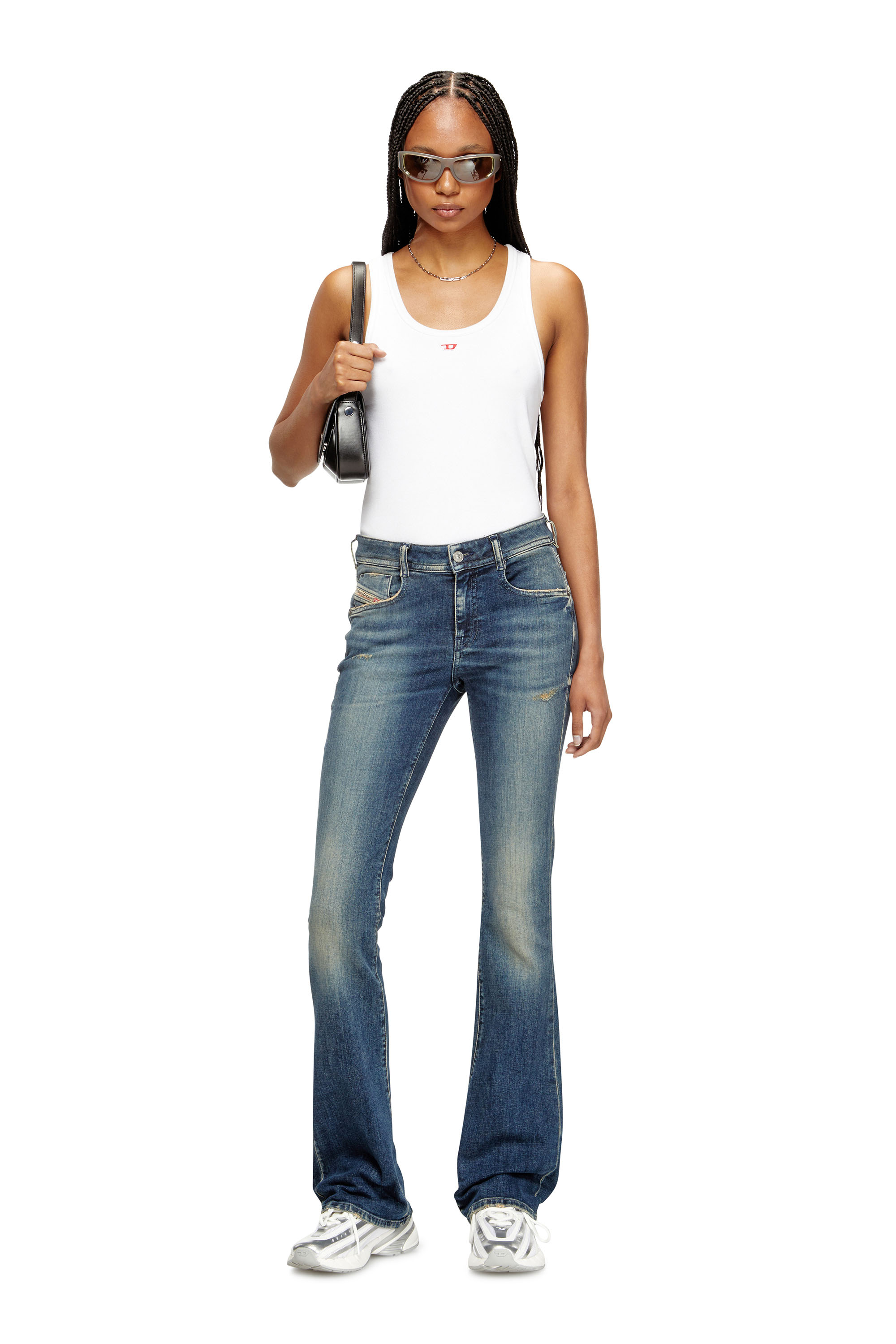 Bootcut Jeans 1969 D-Ebbey 09L96, Dark Blue Diesel - Woman's Bootcut Jeans 1969 D-Ebbey 09L96, Dark Blue - 1