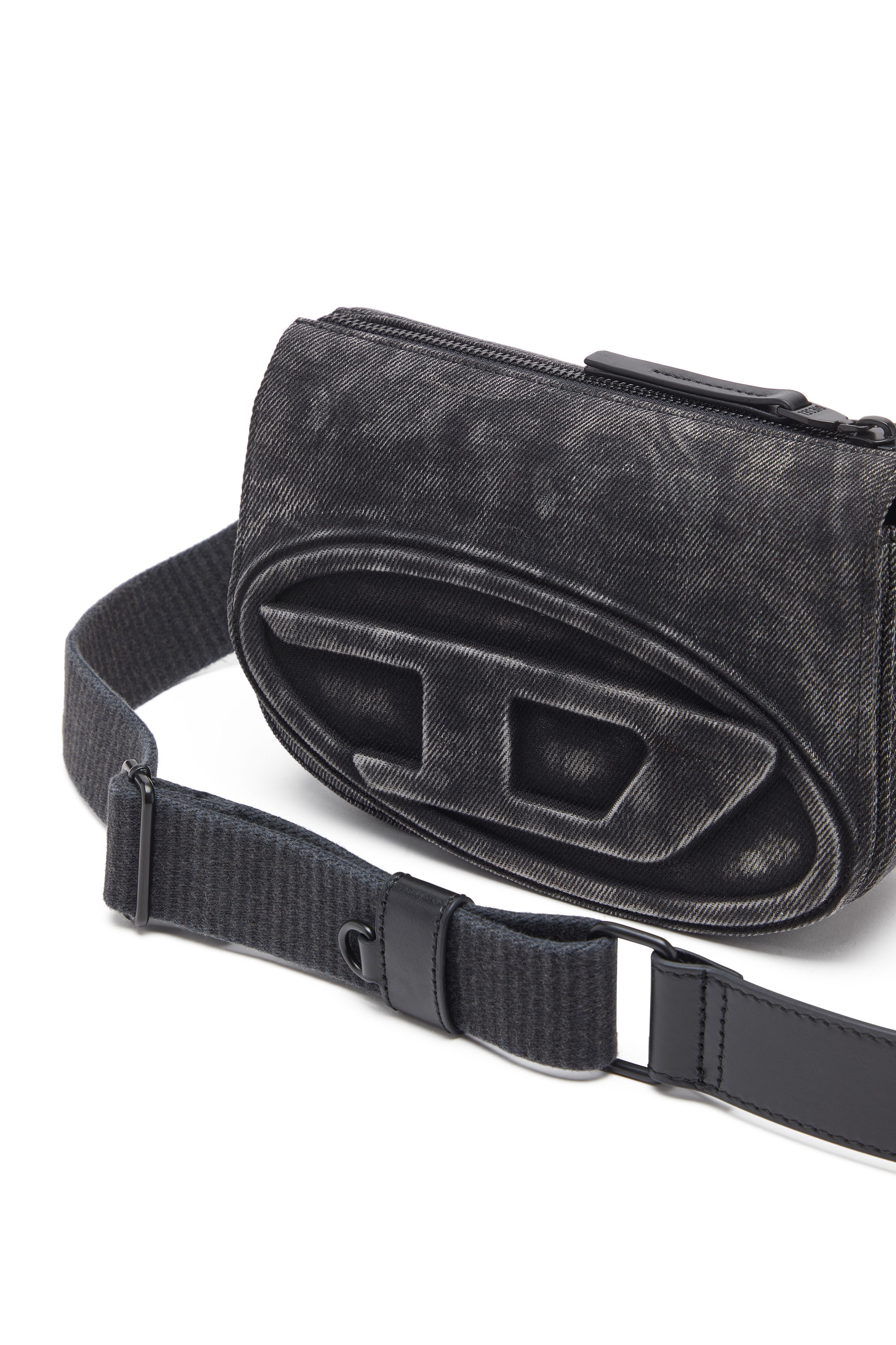 新品 DIESEL 1dr camera bag DIESEL 1DR CAMERA Shoulder Bag crossbody leather Black NEW
