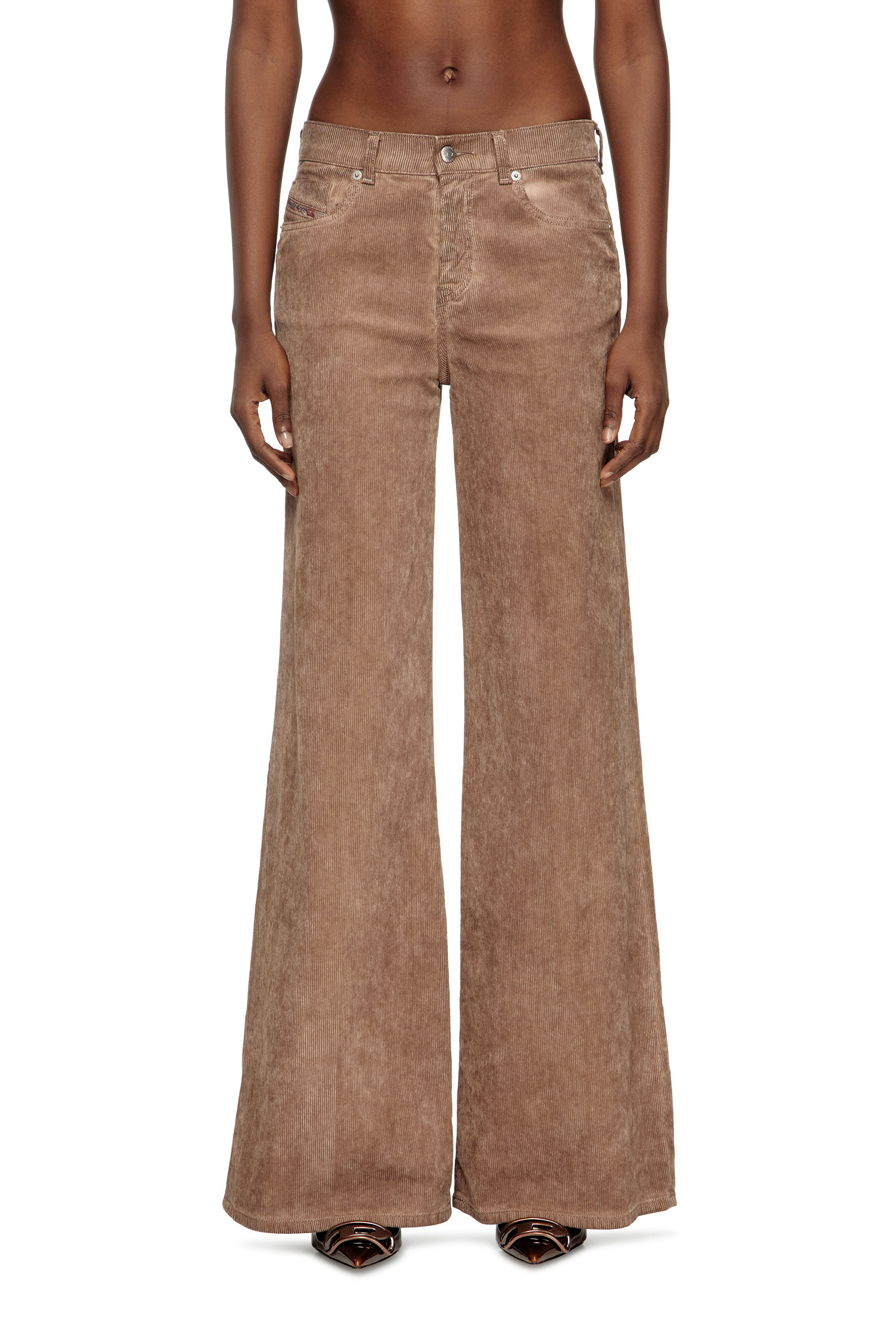 Diesel - Flare Jeans 1978 D-Akemi 068SD Femme, Rose - Image 1