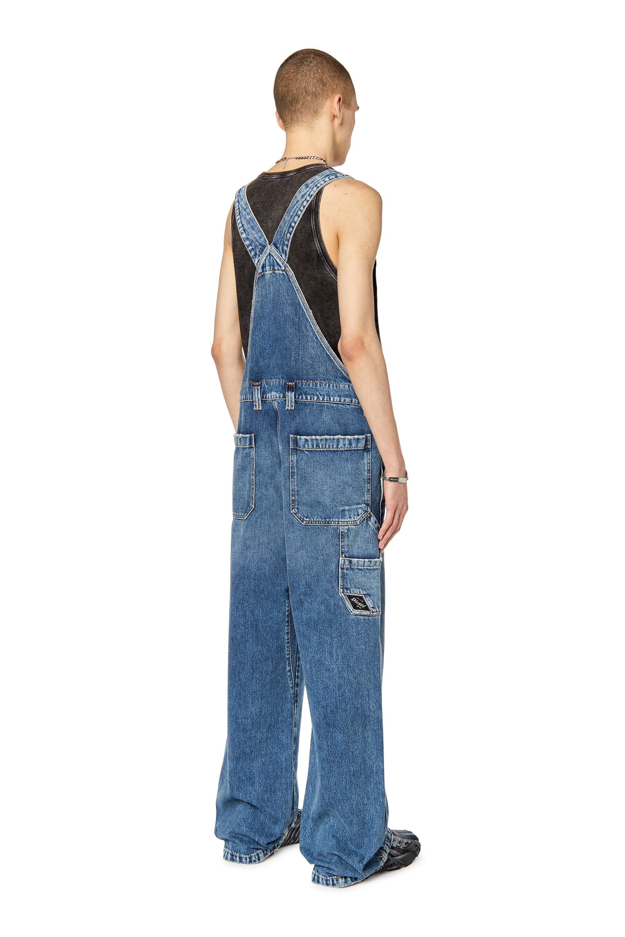 D-JUMP-WORK Man: Denim workwear dungarees | Diesel