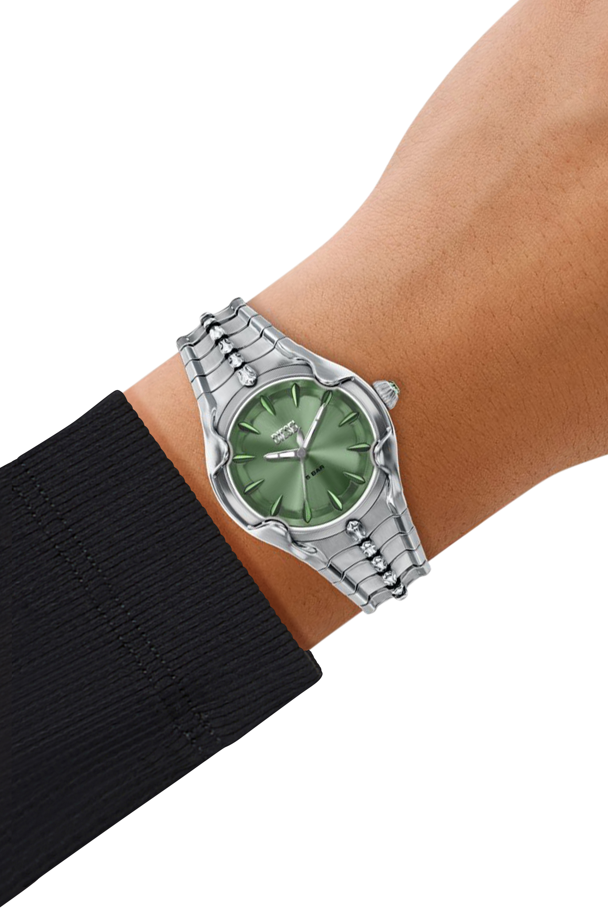 Diesel - DZ5632 WATCH, Man's Vert stainless steel watch in Silver - 7