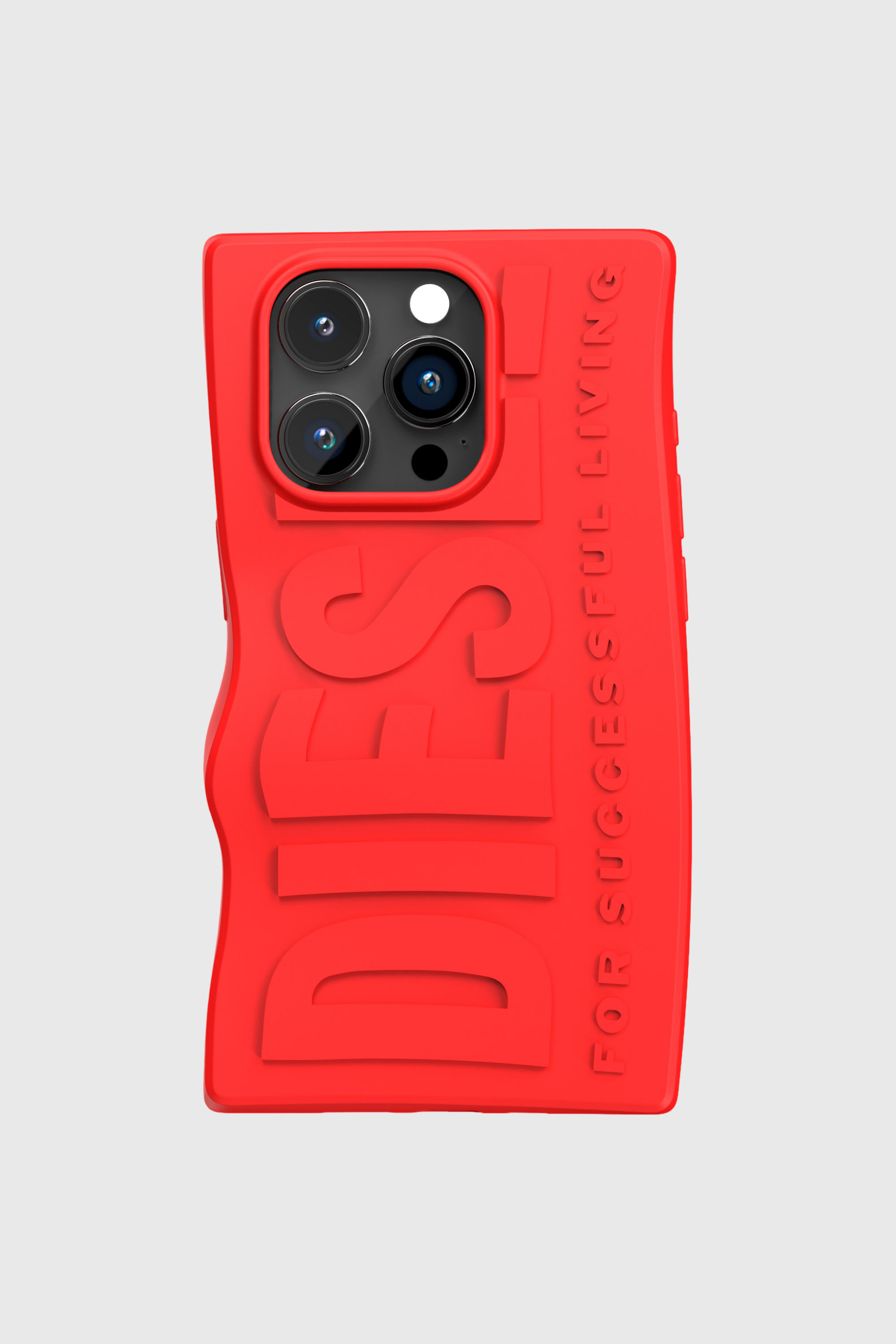 Diesel - 54117 MOULDED CASE, Funda D By iP15 Pro Unisex in Rojo - 2