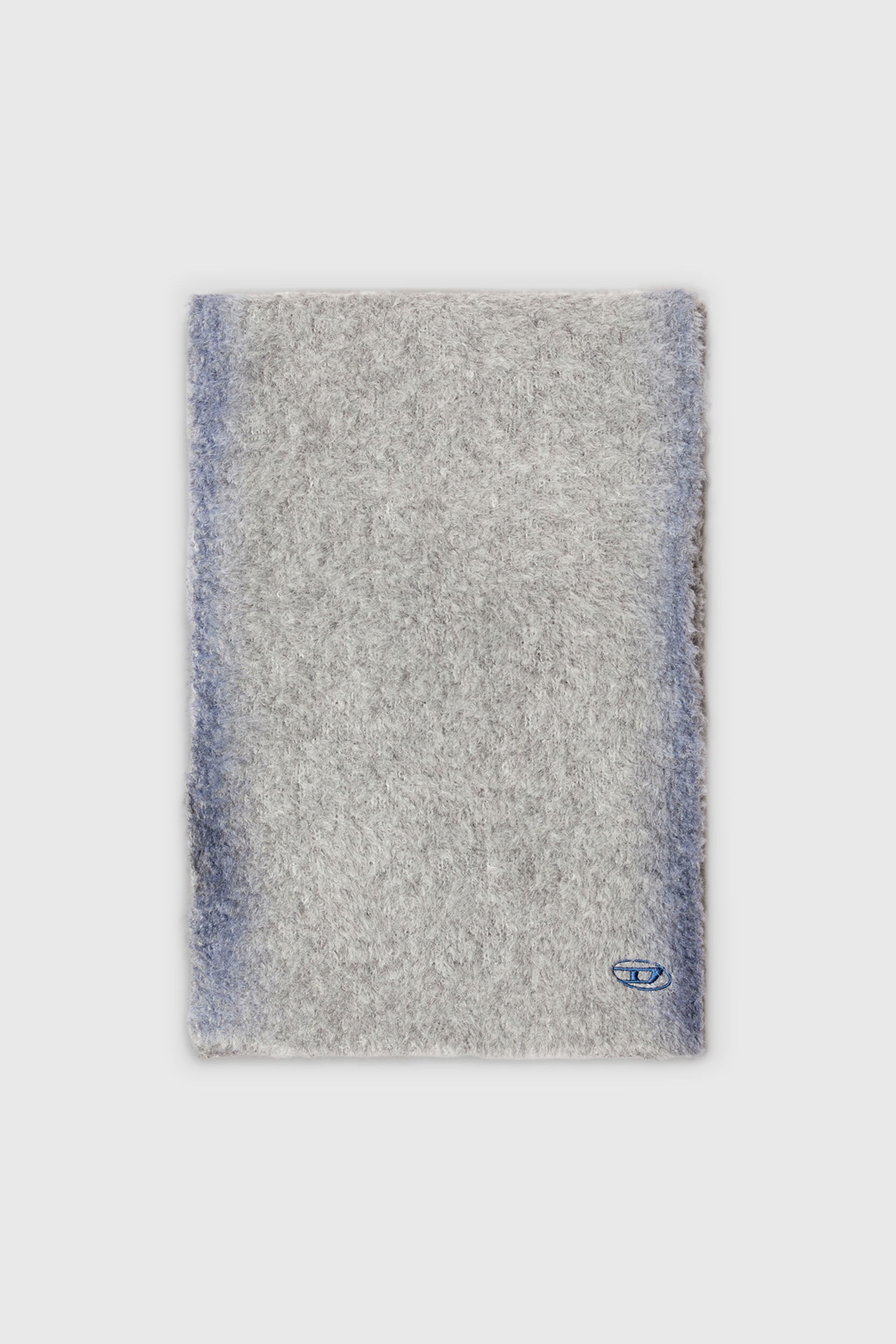 Diesel - K-RINO-SCARF, Unisex's Alpaca-blend scarf with sprayed effect in Grey - 1