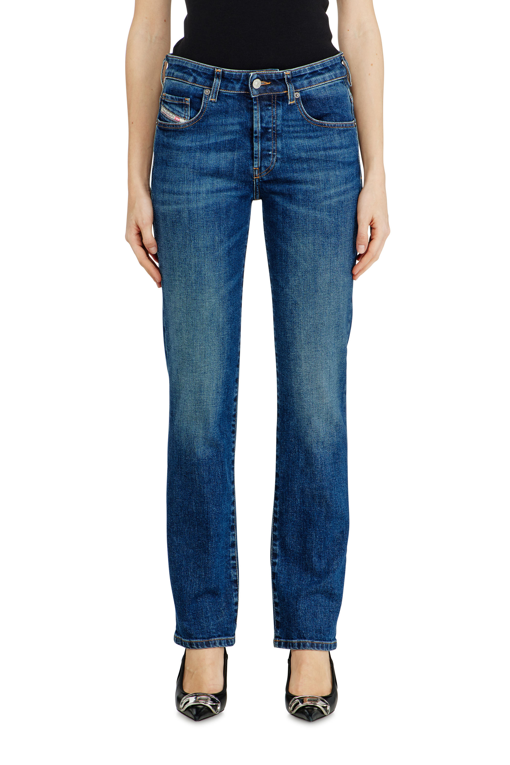 Diesel - Regular Jeans 1989 D-Mine 09I28 Mujer, Azul Oscuro - 4