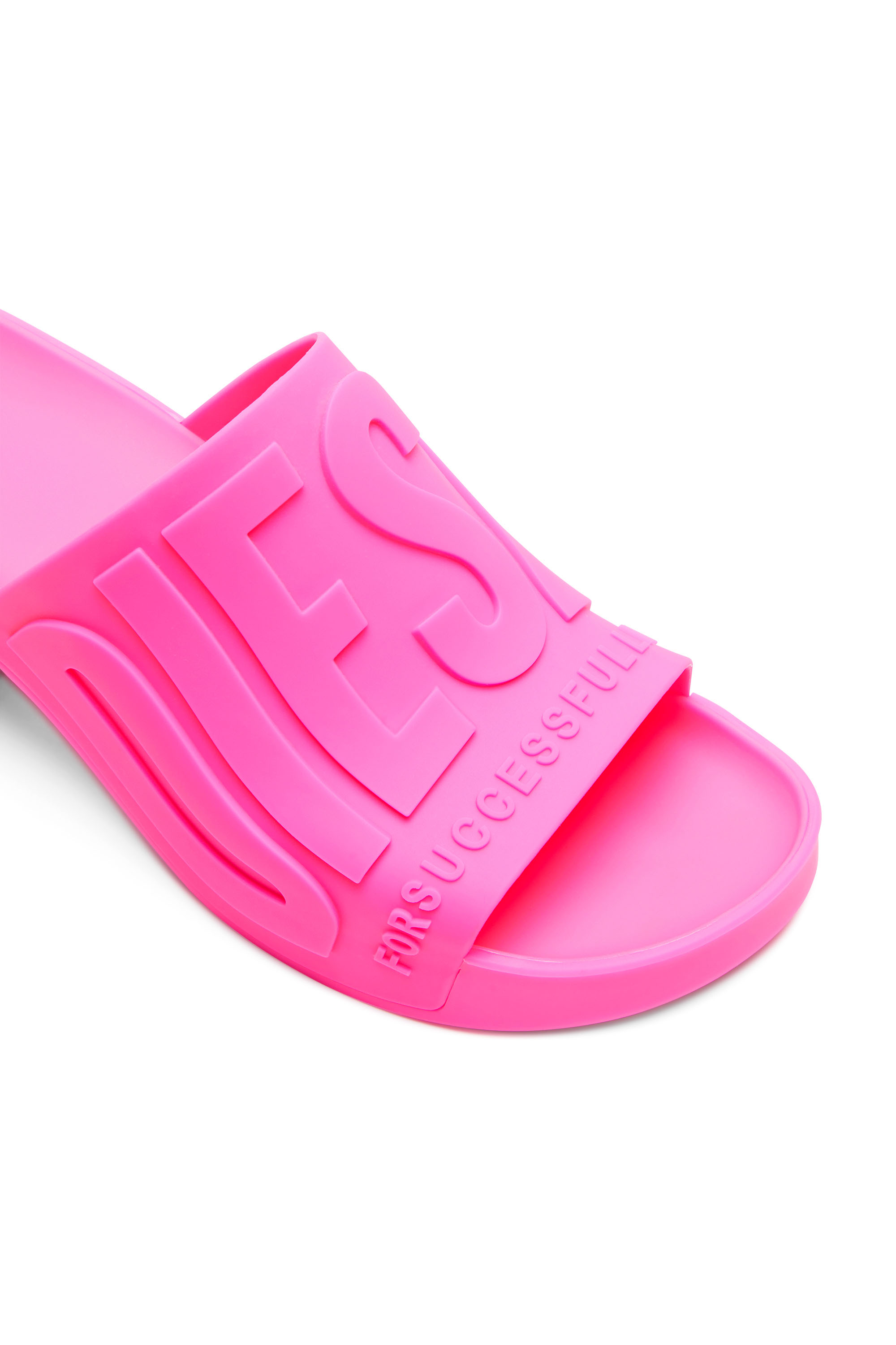 SA-PAMELA H Woman: Heeled neon rubber pool slides | Diesel SA-PAMELA H Woman: Heeled neon rubber pool slides | Diesel