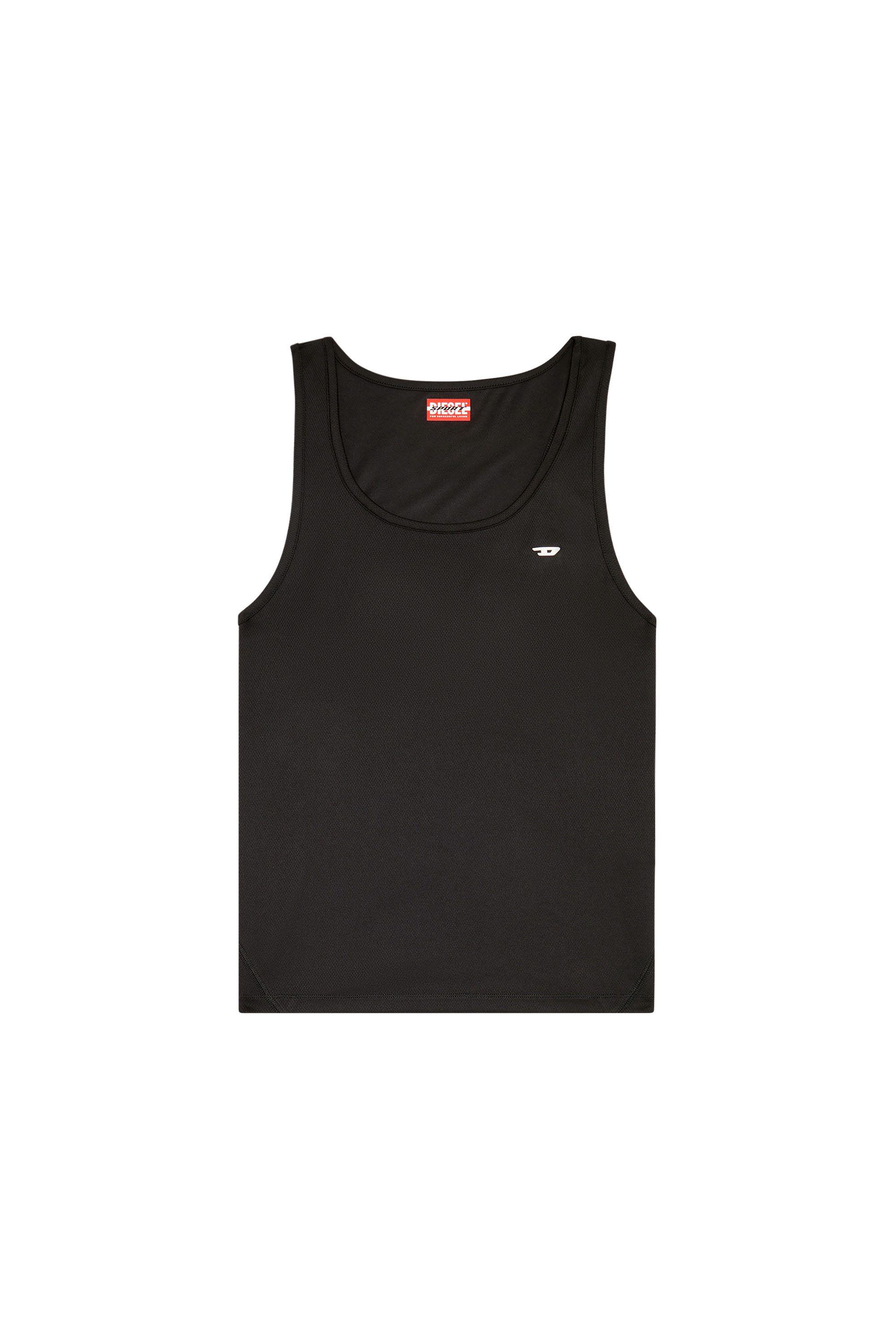 Diesel - AMST-KIERON-WT36, Man's Tank top with maxi logo in Black - 2