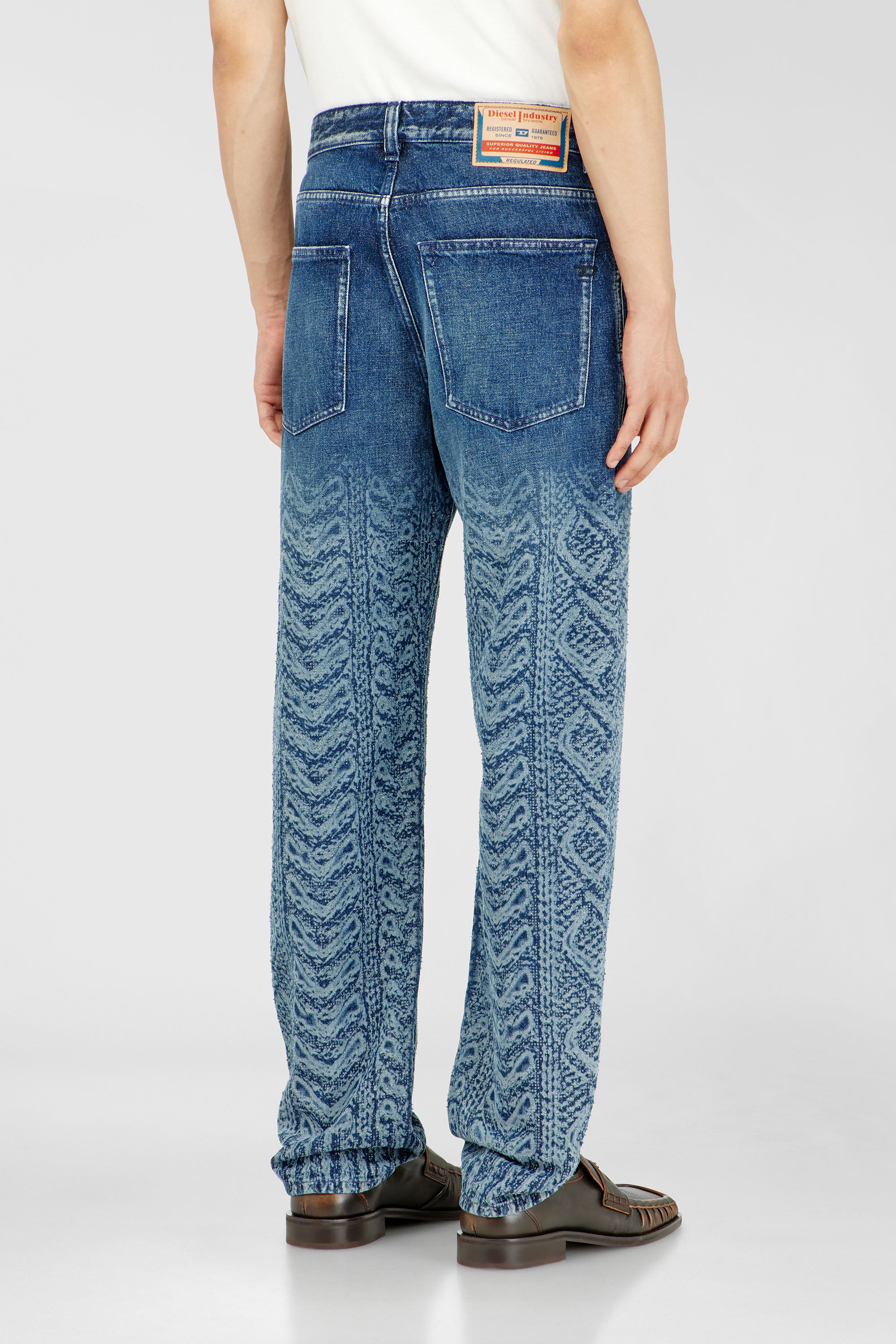 Diesel - Regular Jeans 2024 D-Macs 007EV Homme, Bleu Fonc&eacute; - Image 5